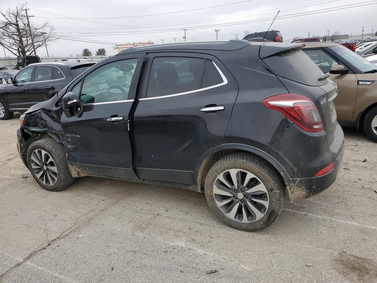 2019 Buick Encore VIN KL4CJGSM7KB890064 Copart auction photo, front end / side damage thumbnail 2