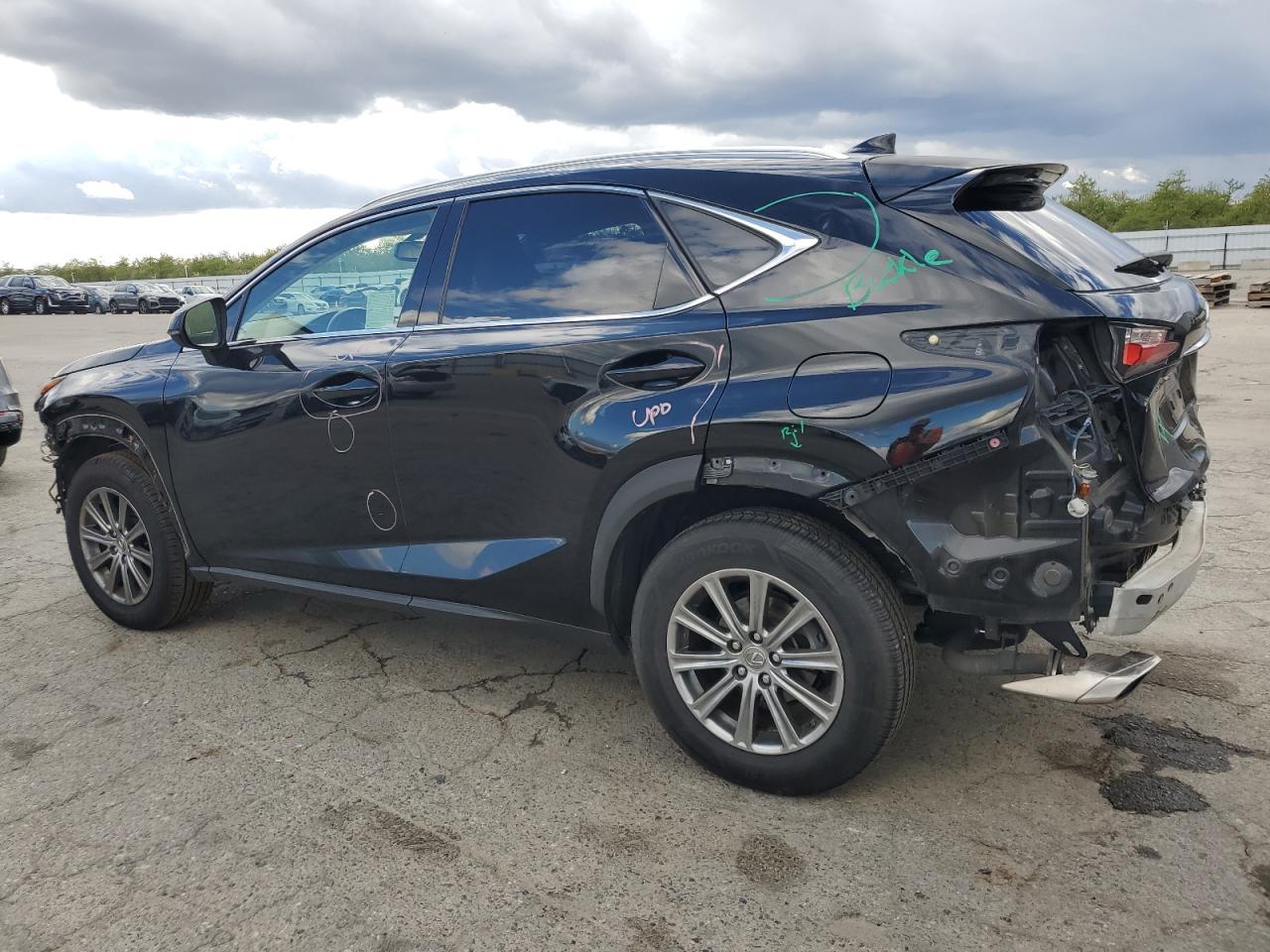 2016 Lexus NX VIN JTJYARBZ1G2048408 Copart auction photo, front end / rear end damage thumbnail 2