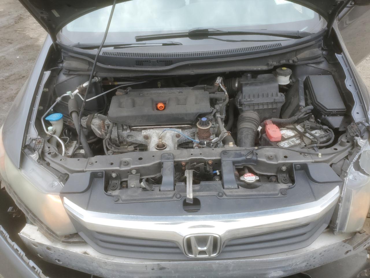 2012 Honda Civic VIN 19XFB2F55CE360573 Copart auction photo, front end / minor dent/scratches damage thumbnail 13