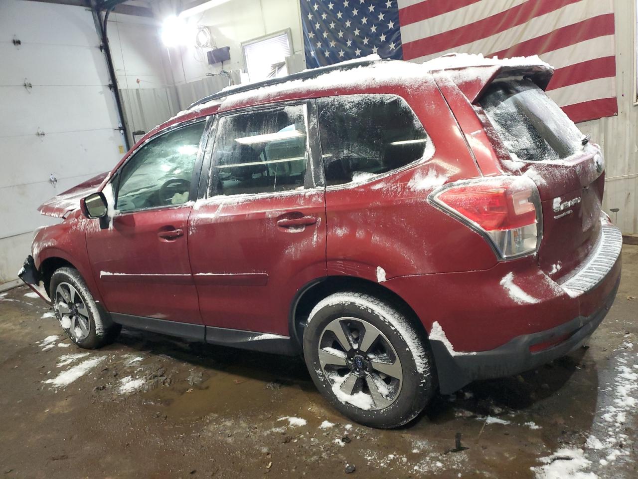2017 Subaru Forester VIN JF2SJARC1HH516486 Copart auction photo, front end / minor dent/scratches damage thumbnail 2