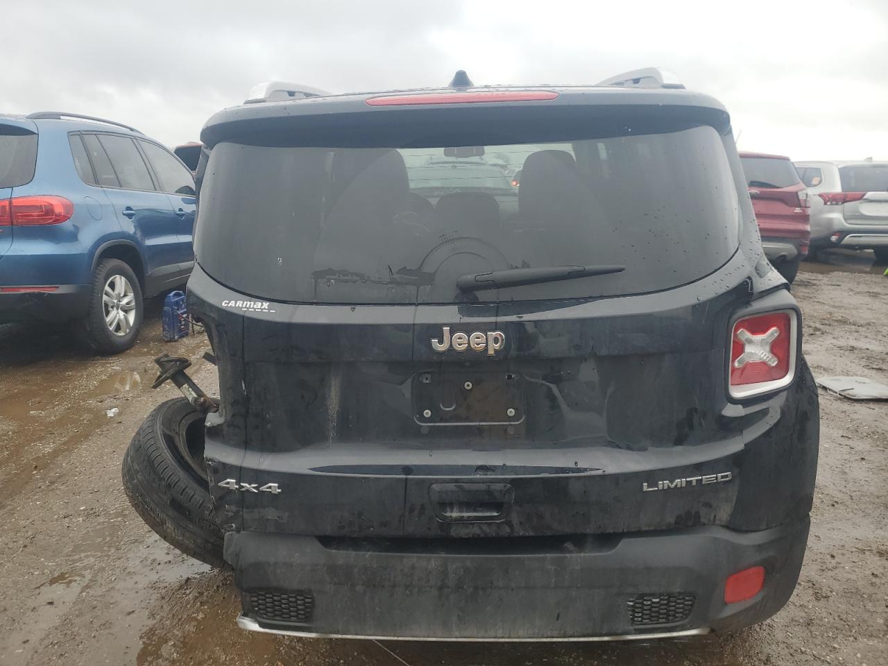 2018 Jeep Renegade VIN ZACCJBDB8JPG97768 Copart auction photo, rear end / side damage thumbnail 6