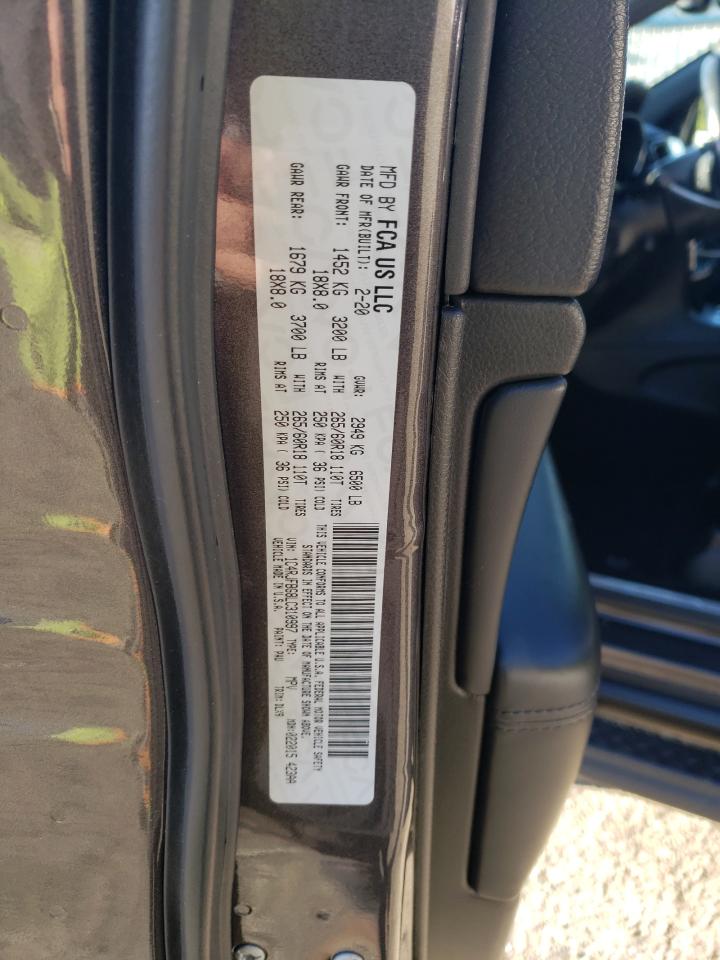 2020 Jeep Grand Cherokee VIN 1C4RJFBG8LC310997 Copart auction photo, front end damage thumbnail 15