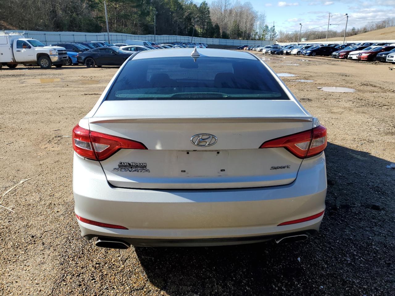 2015 Hyundai Sonata VIN 5NPE34AFXFH104420 Copart auction photo, minor dent/scratches damage thumbnail 6
