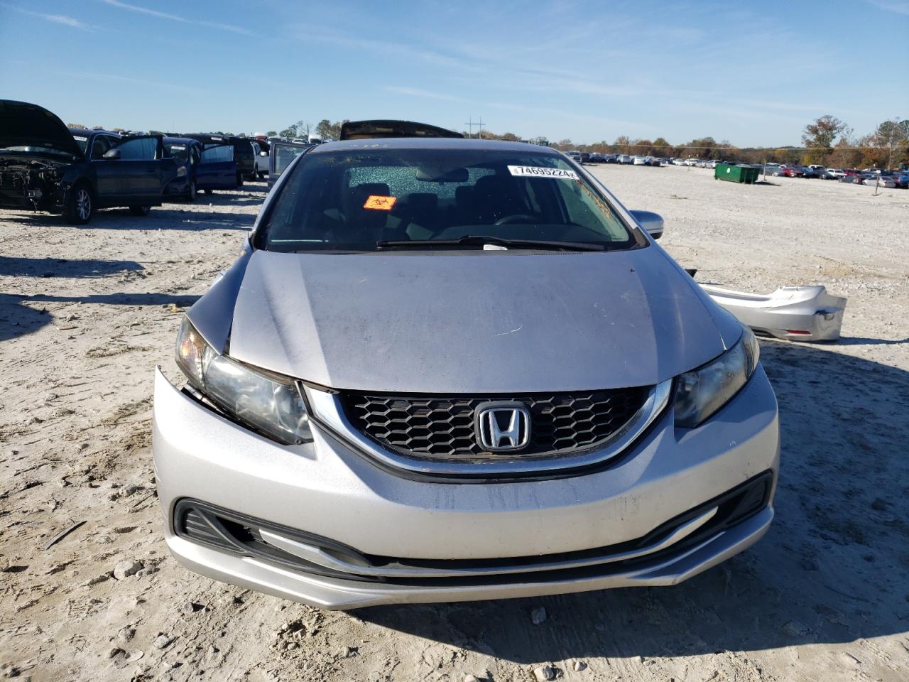 2014 Honda Civic VIN 19XFB2F50EE076111 Copart auction photo, all over damage thumbnail 5