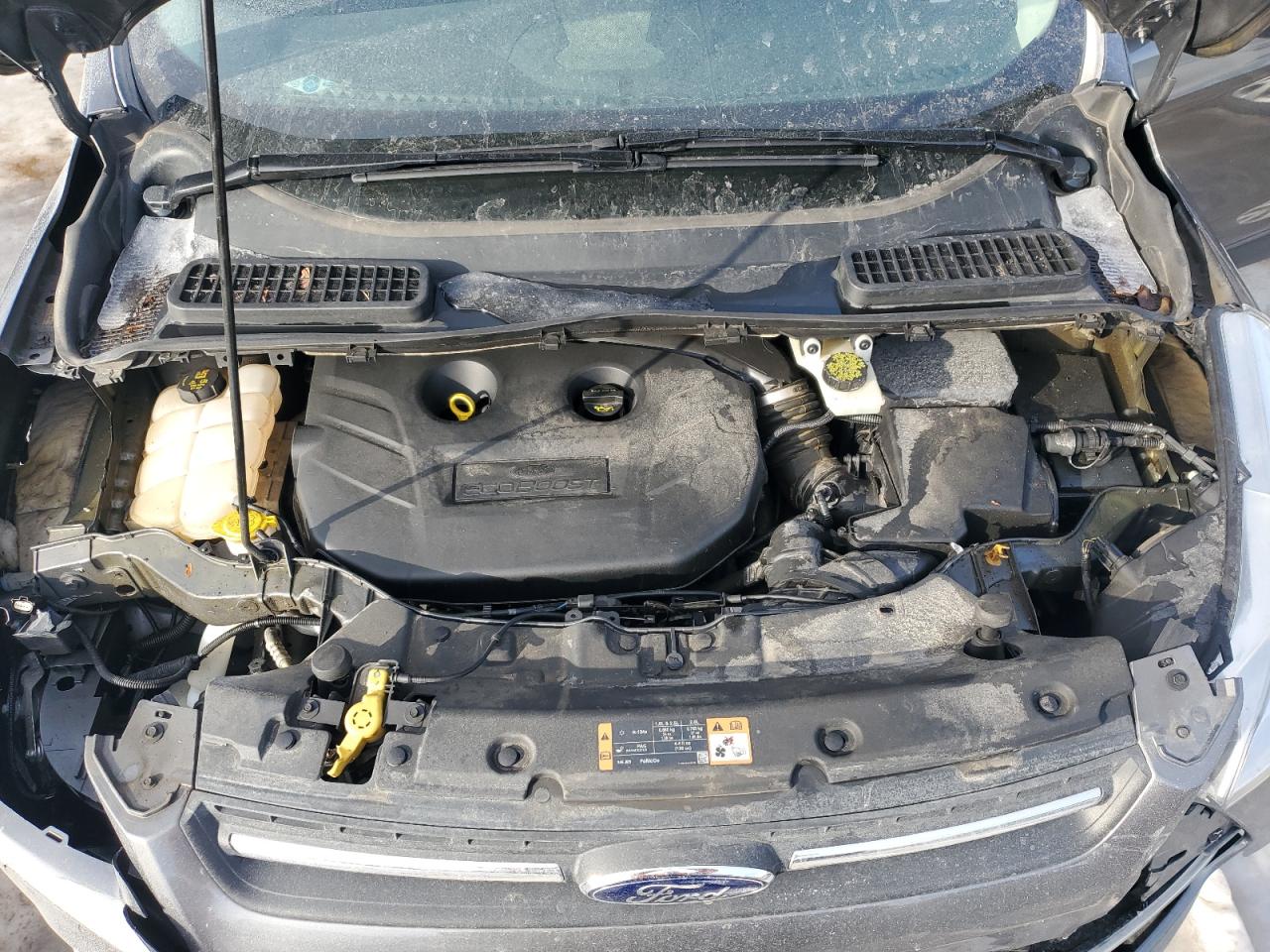 2014 Ford Escape VIN 1FMCU9G9XEUC62114 Copart auction photo, front end damage thumbnail 12