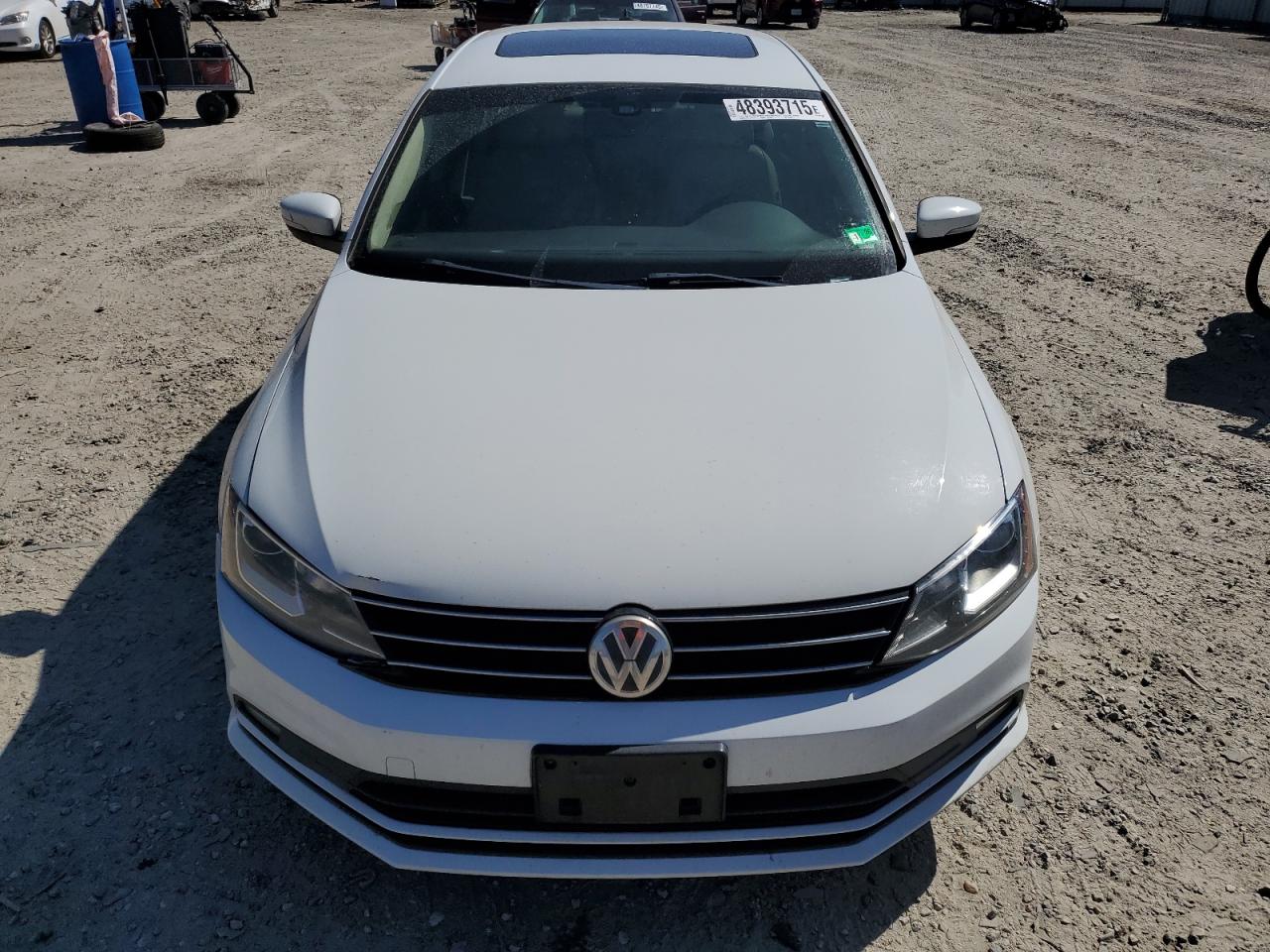 2016 Volkswagen Jetta VIN 3VWL17AJ3GM221476 Copart auction photo, side / rear end damage thumbnail 5