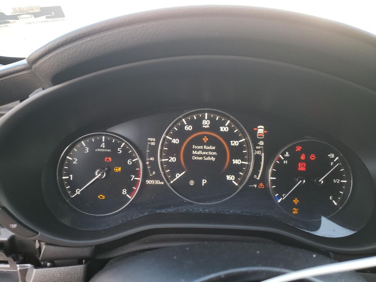 2019 Mazda 3 VIN JM1BPBMM6K1122341 Copart auction photo, front end damage thumbnail 9
