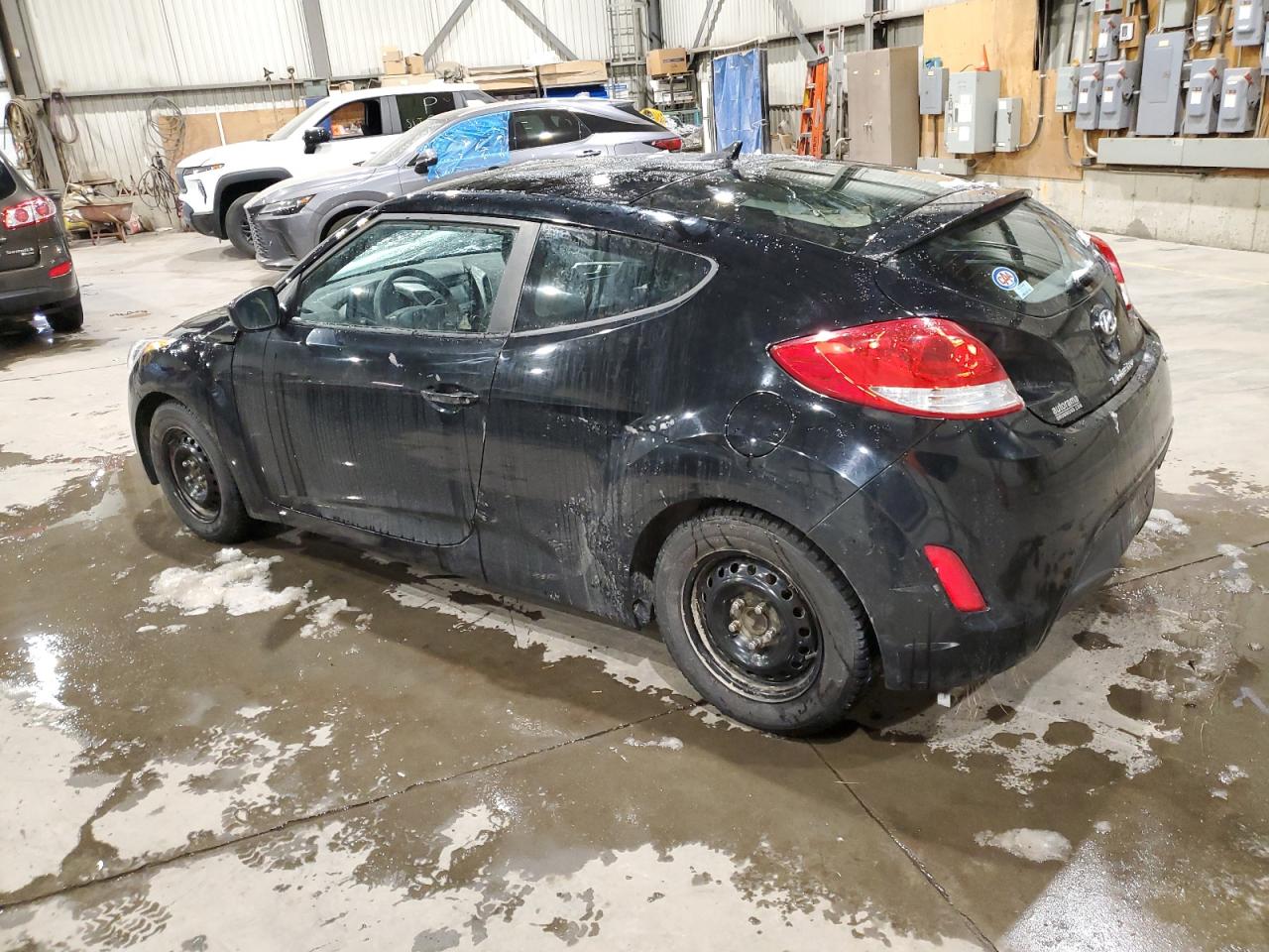 2016 Hyundai Veloster VIN KMHTC6AD9GU248061 Copart auction photo, all over damage thumbnail 2