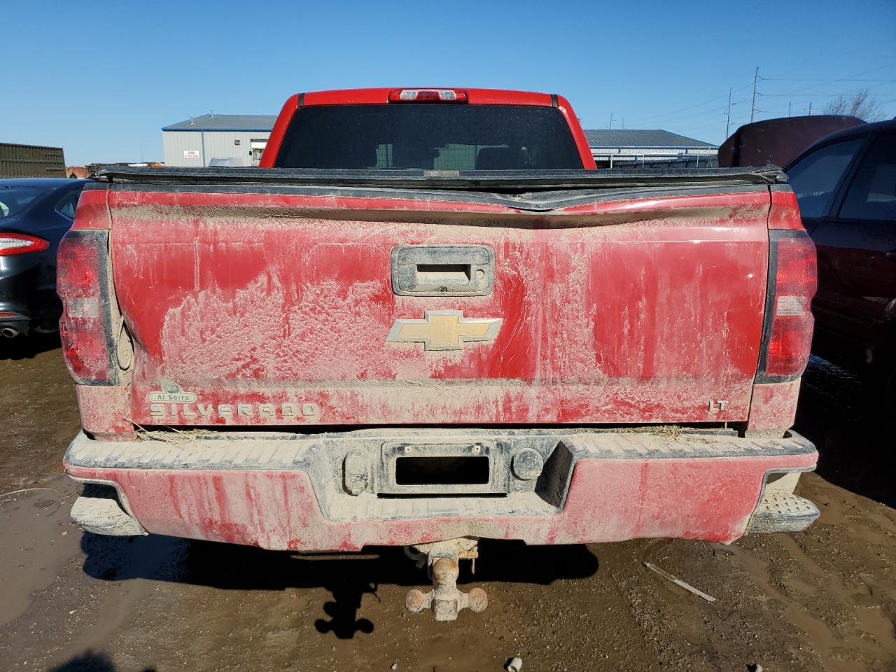 2016 Chevrolet Silverado VIN 3GCUKREC8GG122632 Copart auction photo, front end / side damage thumbnail 6