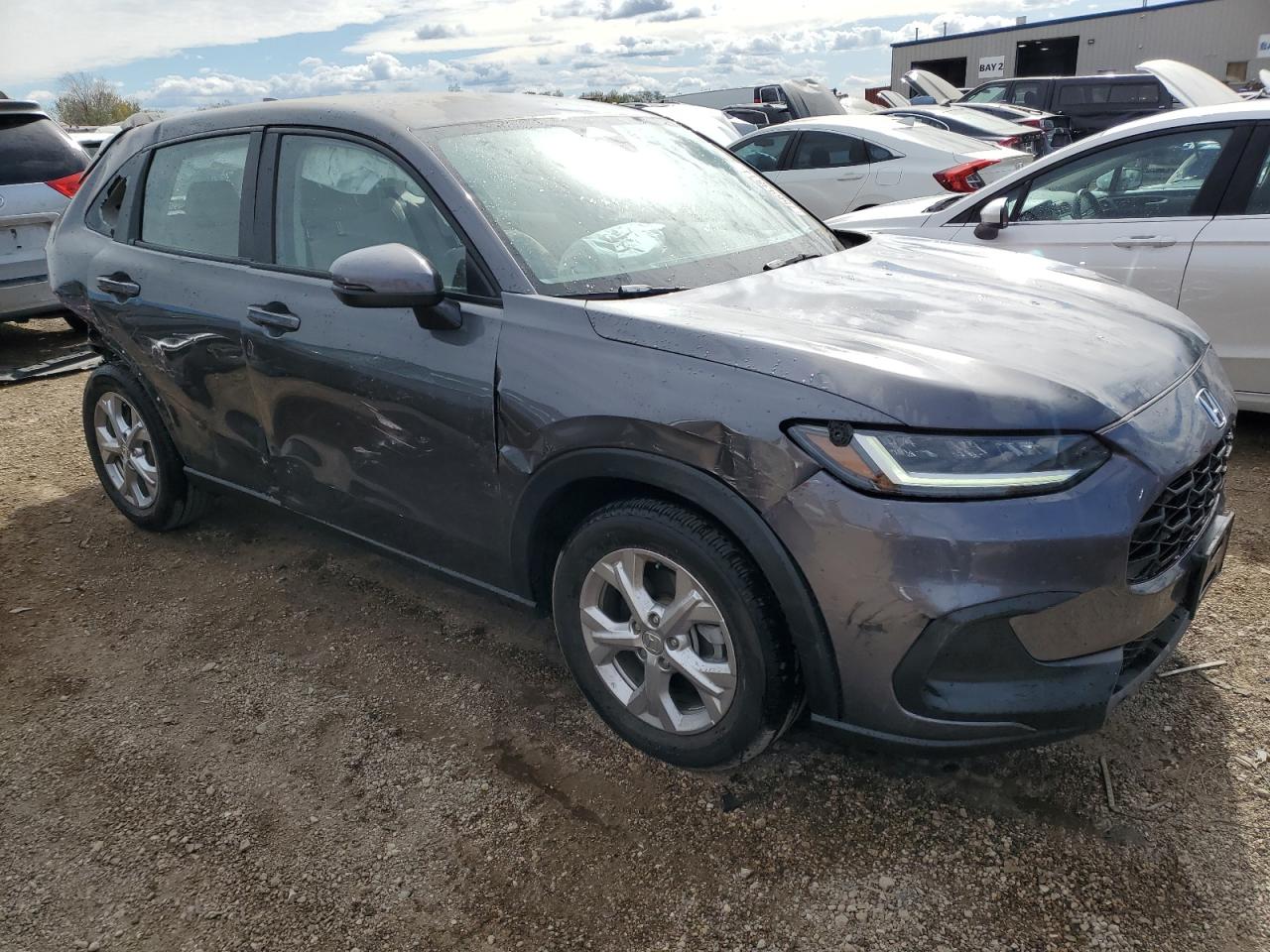 2020 Honda HR-V VIN 3CZRZ2H30PM747056 Copart auction photo, all over damage thumbnail 4