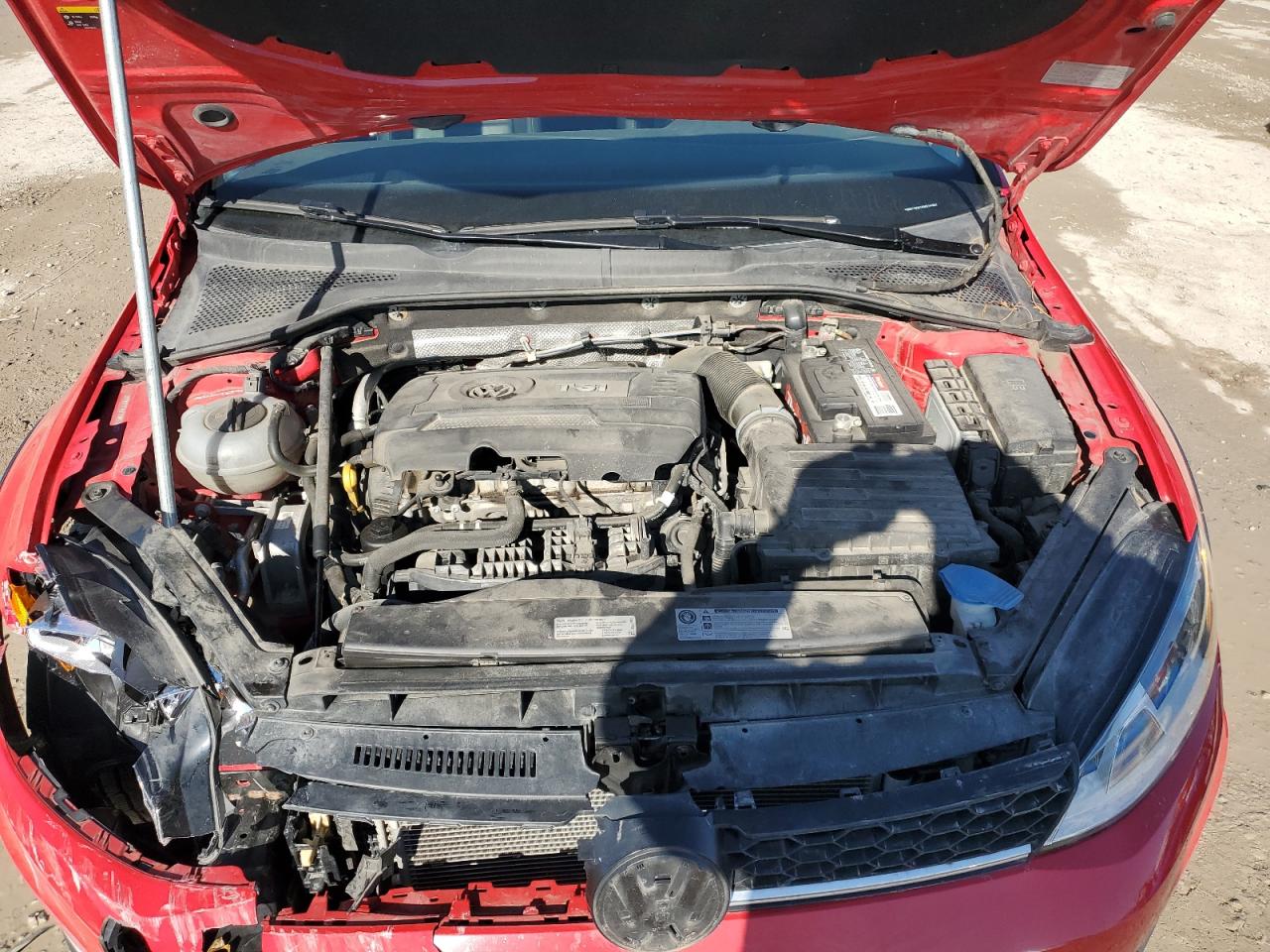 2017 Volkswagen Golf VIN 3VWH17AU1HM514357 Copart auction photo, front end / minor dent/scratches damage thumbnail 12
