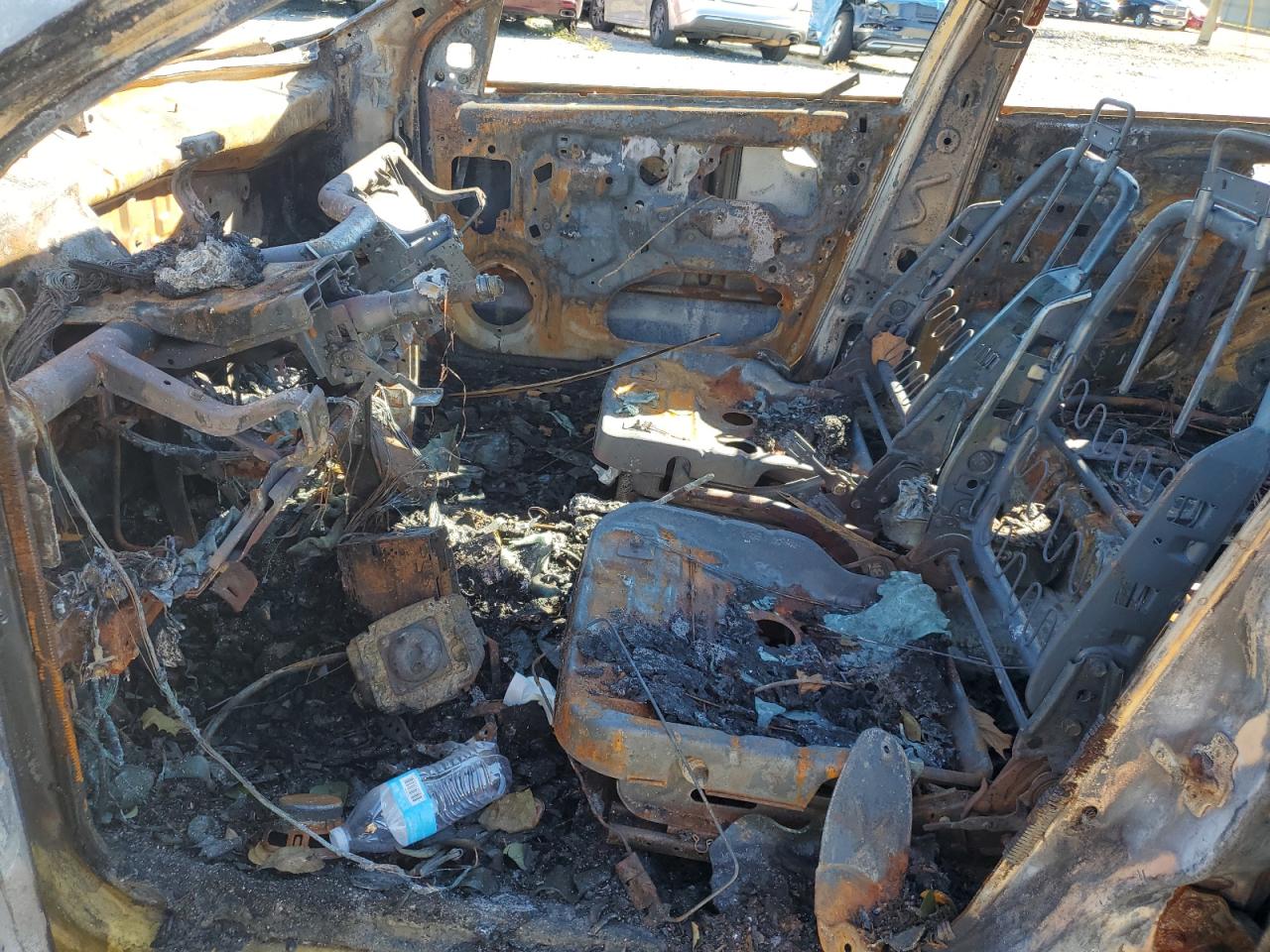 2004 Chevrolet Aveo VIN KL1TD62634B144021 Copart auction photo, burn / front end damage thumbnail 7