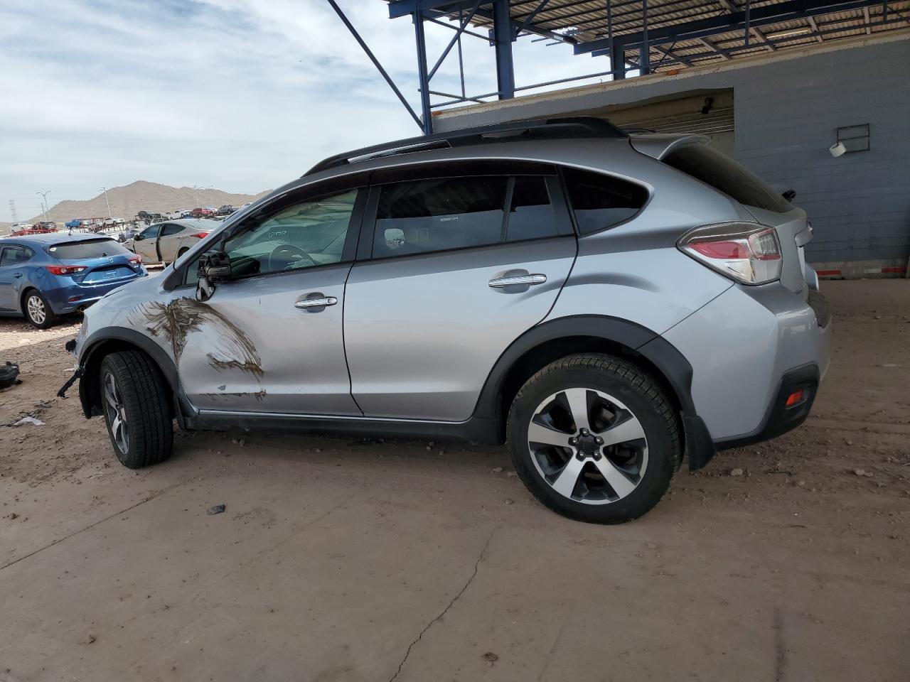 2014 Subaru XV VIN JF2GPBKC3EH320503 Copart auction photo, front end / side damage thumbnail 2