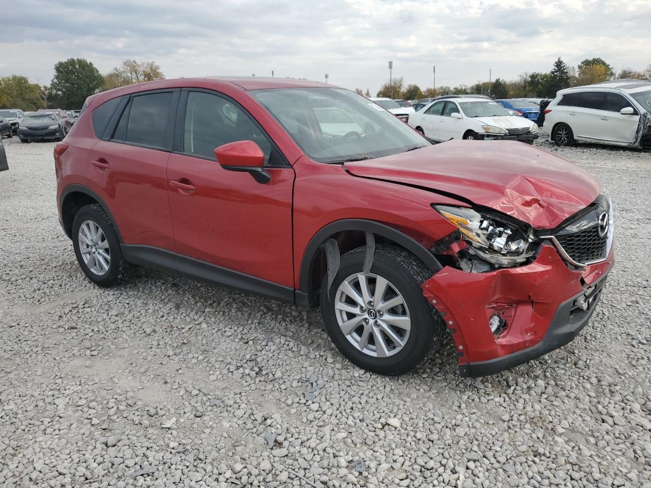 2014 Mazda CX-5 VIN JM3KE4CY7E0404348 Copart auction photo, front end damage thumbnail 4