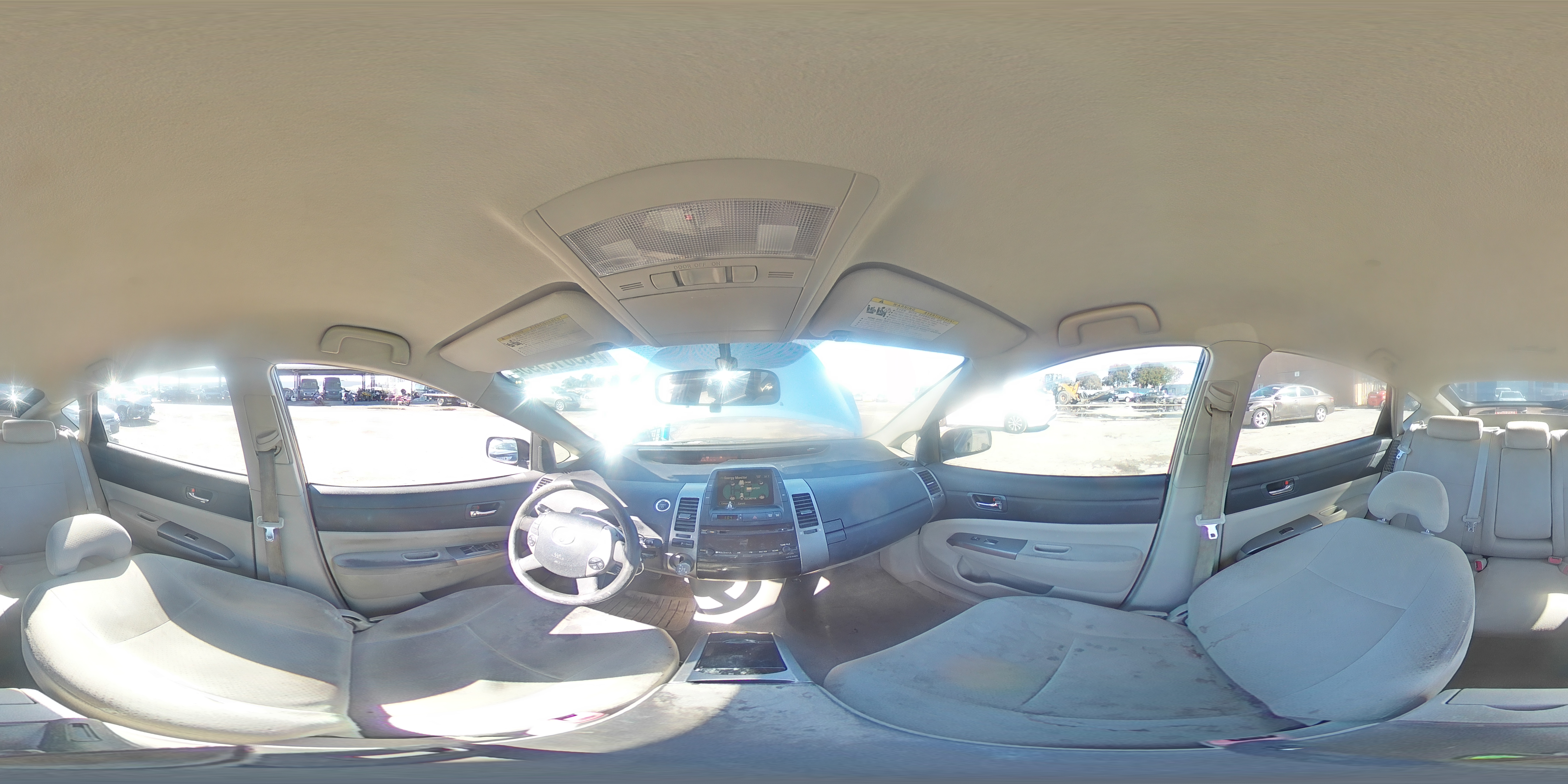 2007 Toyota Prius VIN JTDKB20U677690386 Copart auction photo, vandalism damage thumbnail 13
