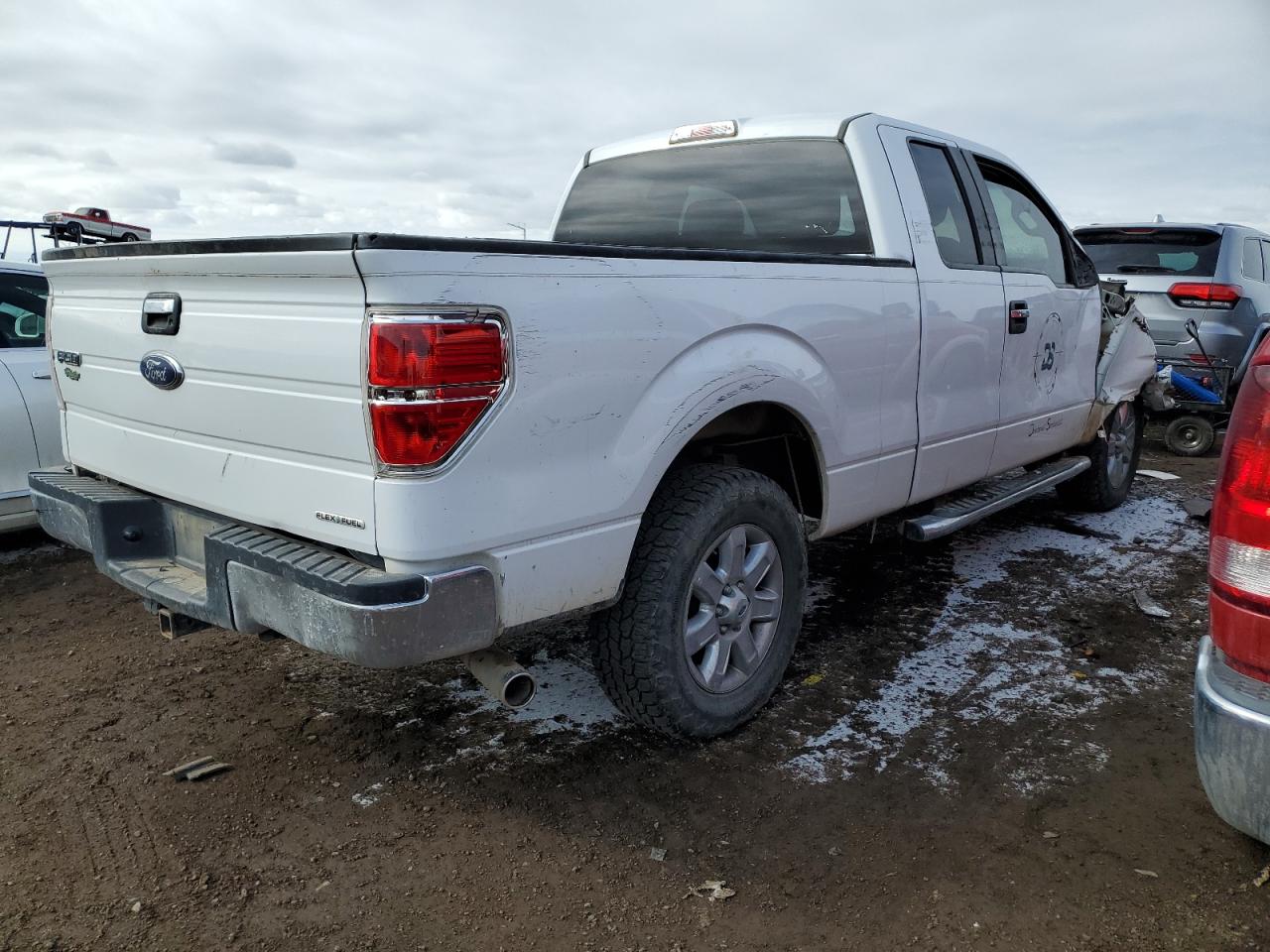 2014 Ford F-150 VIN 1FTFX1EF3EKF54301 Copart auction photo, all over damage thumbnail 3