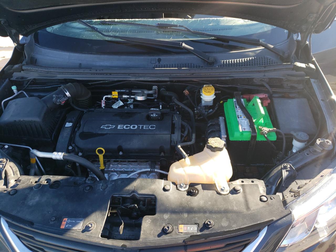 2018 Chevrolet Sonic VIN 1G1JD5SH0J4105892 Copart auction photo, side damage thumbnail 11