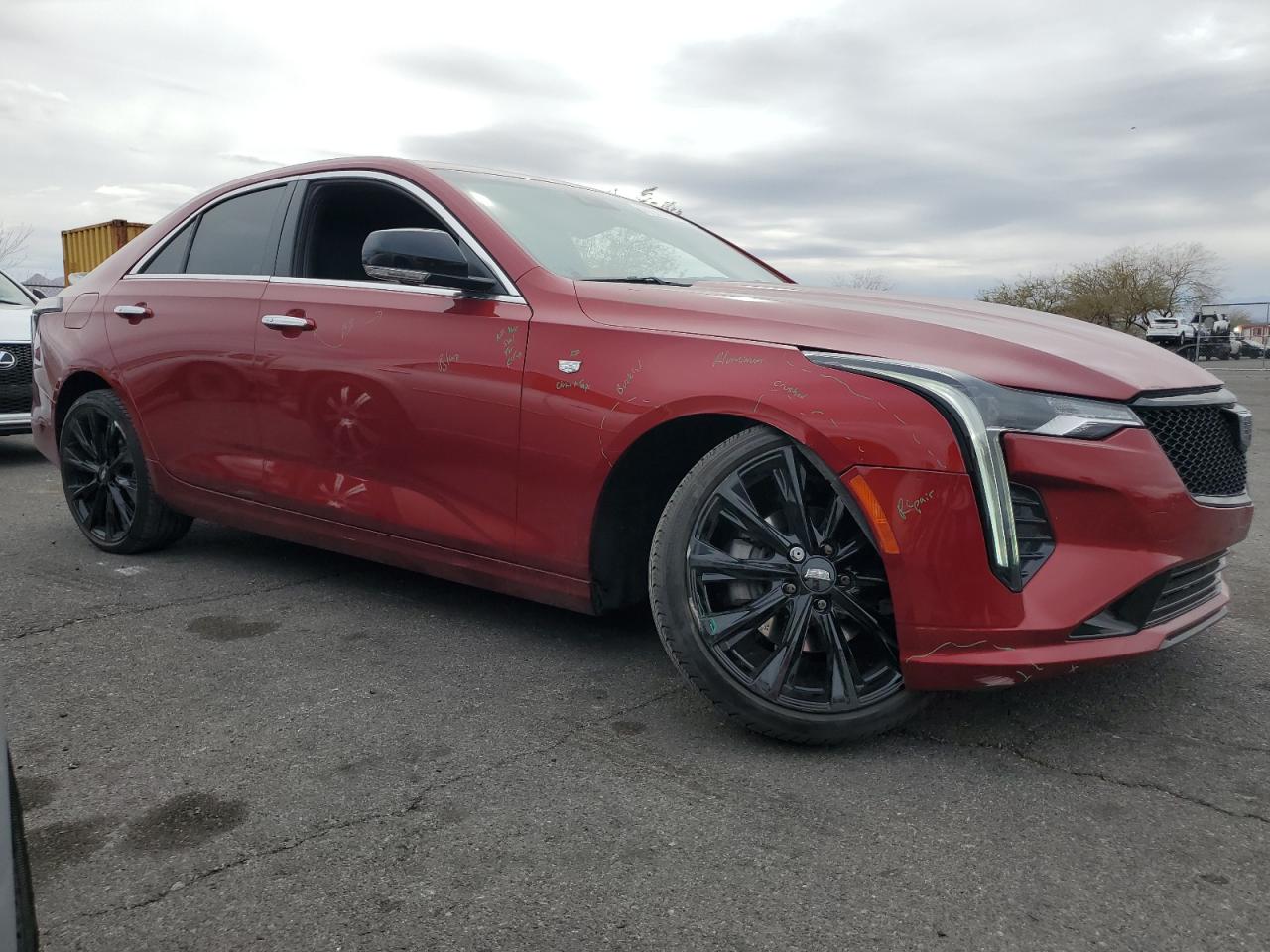 2022 Cadillac CT4 VIN 1G6DK5RK3N0113027 Copart auction photo, undercarriage damage thumbnail 4