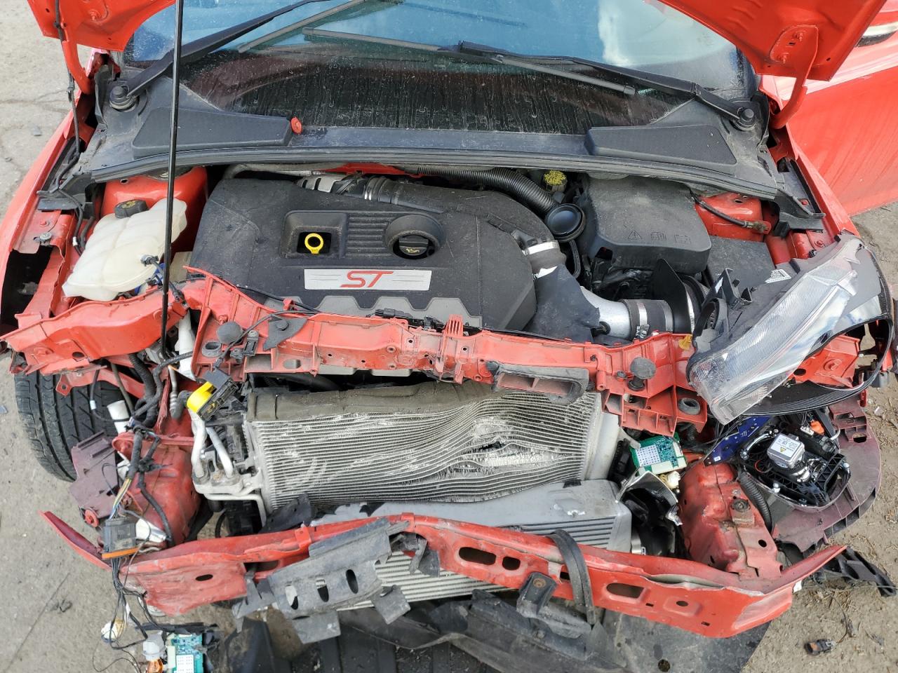 2017 Ford Focus VIN 1FADP3L93HL341045 Copart auction photo, front end damage thumbnail 11