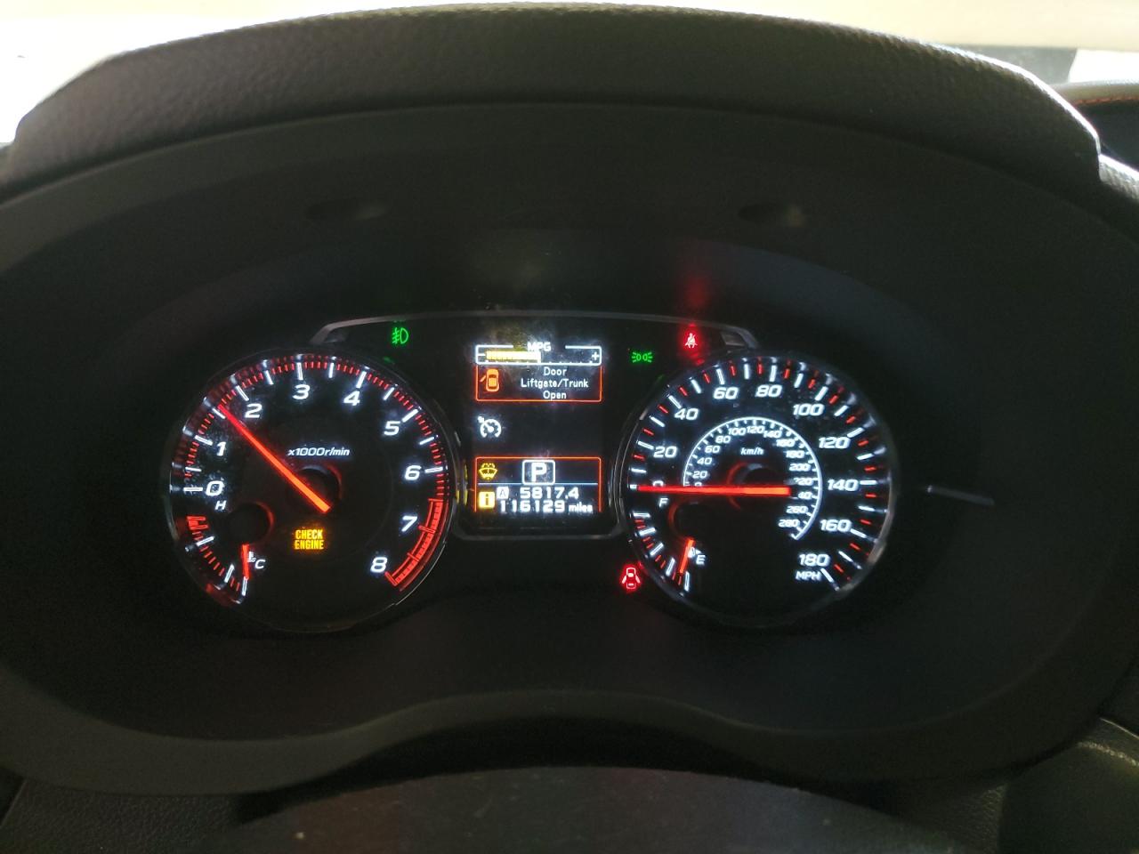 2018 Subaru WRX VIN JF1VA1F60J8809463 Copart auction photo, water/flood / hail damage thumbnail 9