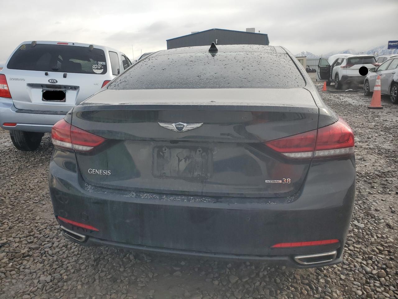 2016 Hyundai Genesis VIN KMHGN4JE2GU130264 Copart auction photo, front end damage thumbnail 6