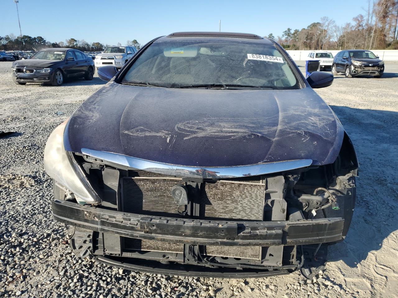 2013 Hyundai Sonata VIN 5NPEC4ACXDH649987 Copart auction photo, front end / side damage thumbnail 5