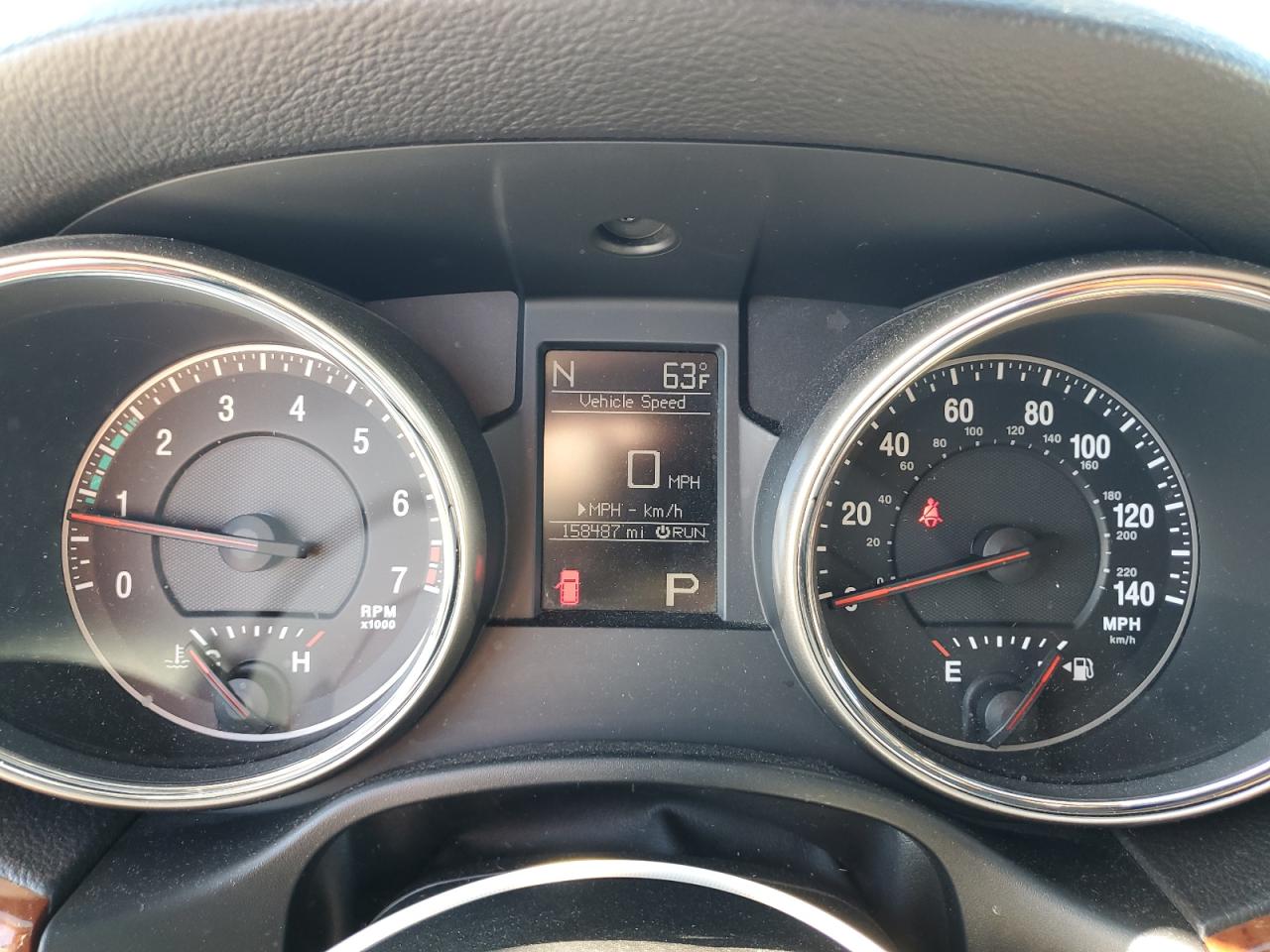 2013 Jeep Grand Cherokee VIN 1C4RJEBG7DC656678 Copart auction photo, front end damage thumbnail 9