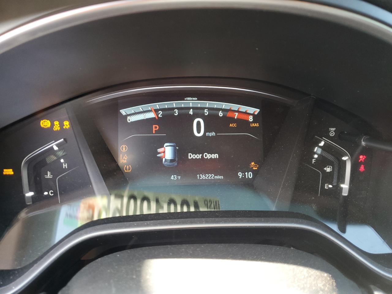 2017 Honda CR-V VIN 2HKRW2H50HH645473 Copart auction photo, side damage thumbnail 9