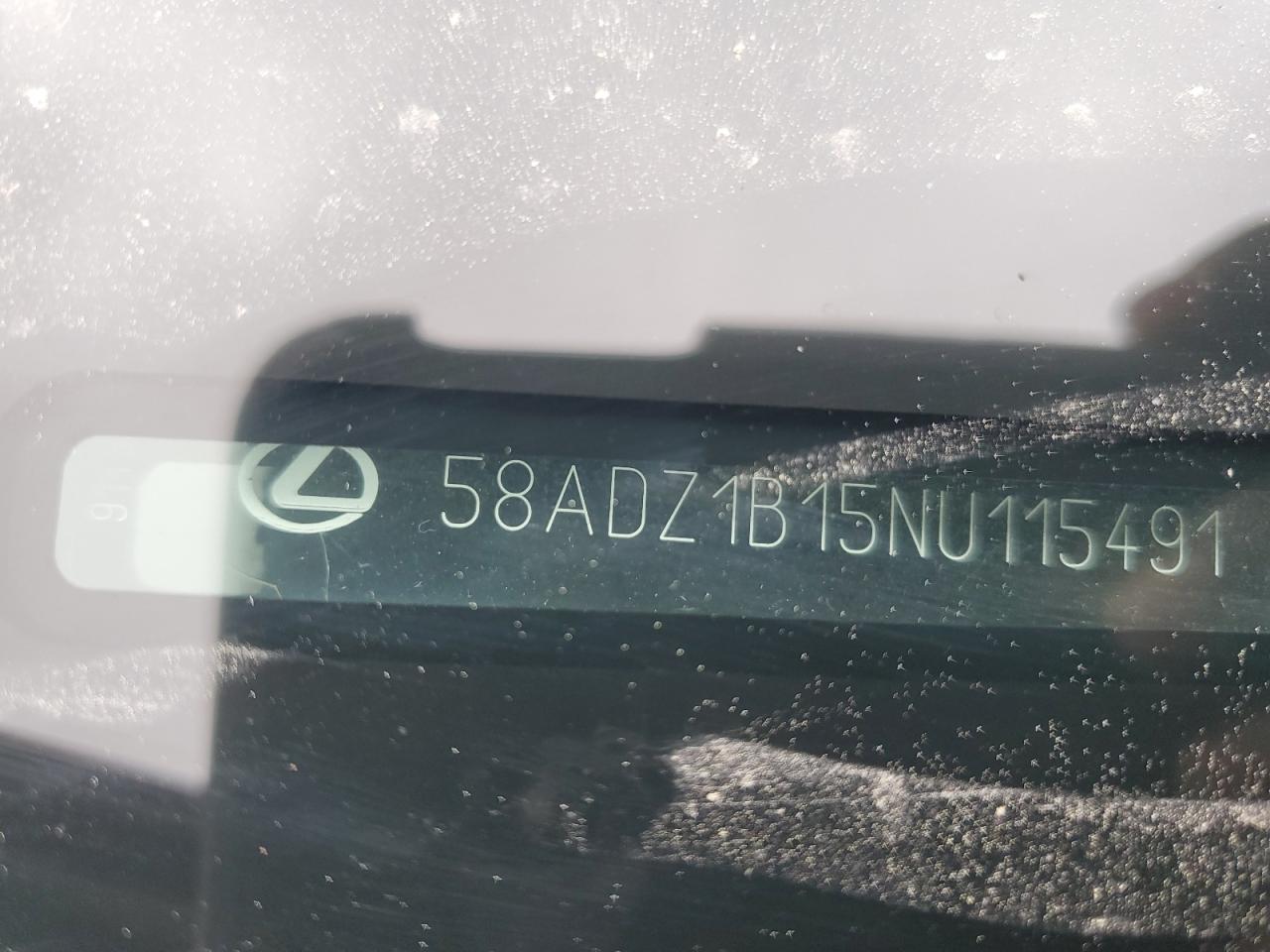 2022 Lexus ES VIN 58ADZ1B15NU115491 Copart auction photo, front end / side damage thumbnail 14