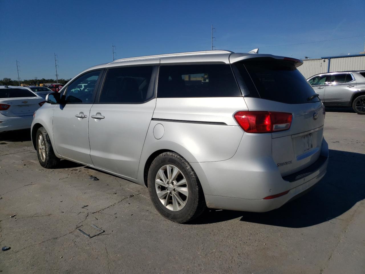 2018 KIA Sedona VIN KNDMB5C16J6396317 Copart auction photo, side damage thumbnail 2