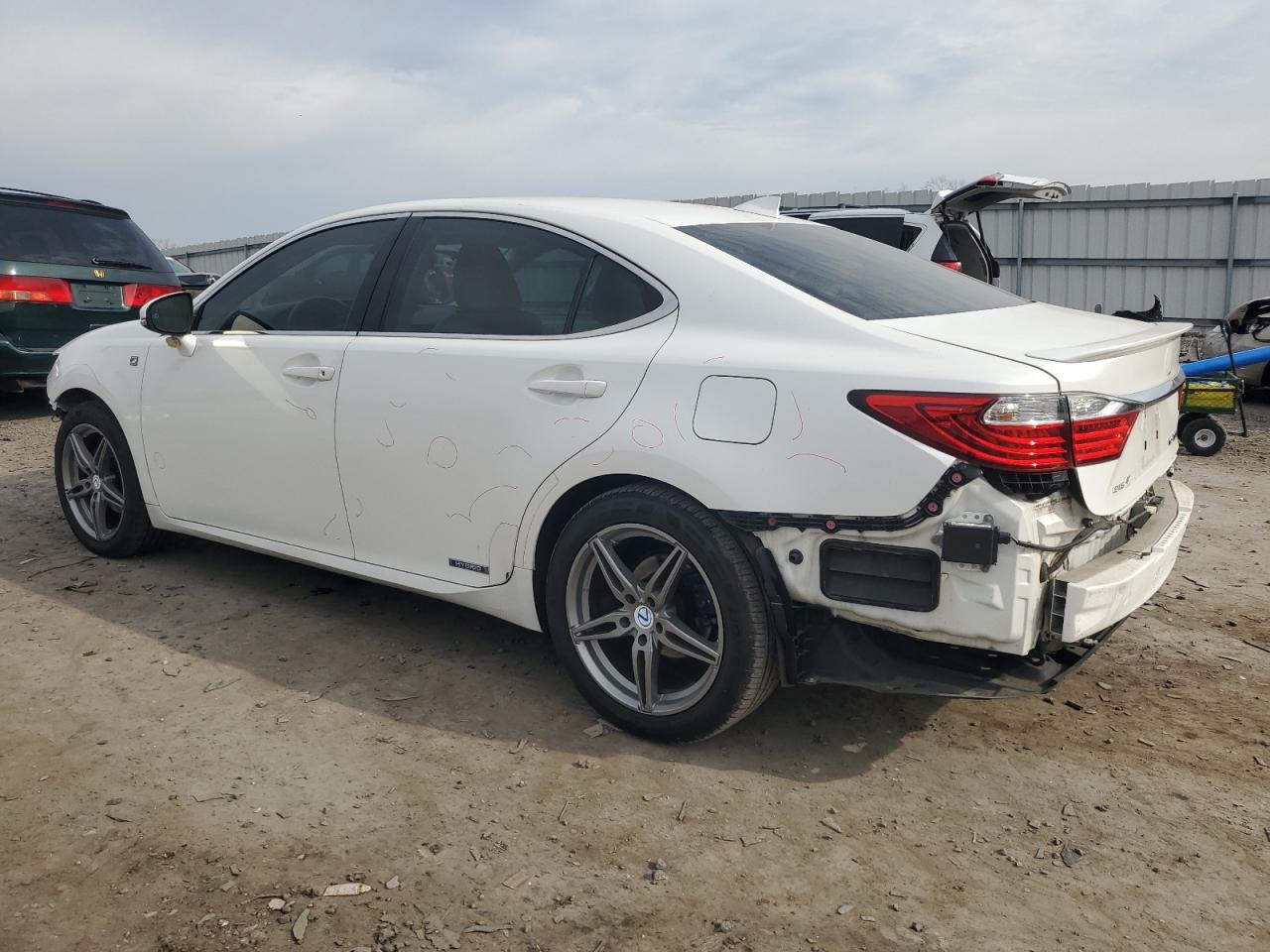 2015 Lexus ES VIN JTHBW1GG1F2085295 Copart auction photo, front end / rear end damage thumbnail 2