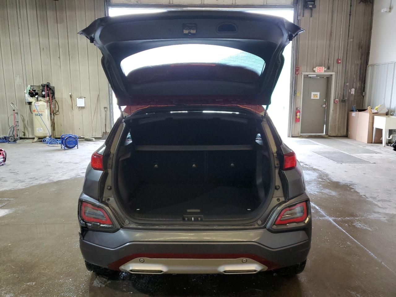 2019 Hyundai Kona VIN KM8K5CA51KU312664 Copart auction photo, front end / rear end damage thumbnail 6
