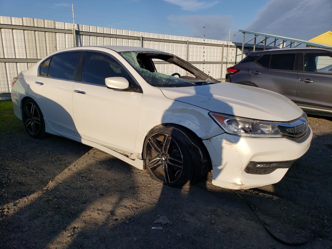 2017 Honda Accord VIN 1HGCR2F53HA279954 Copart auction photo, all over damage thumbnail 4