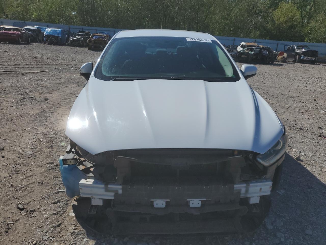 2013 Ford Fusion VIN 3FA6P0G71DR361273 Copart auction photo, front end / undercarriage damage thumbnail 5