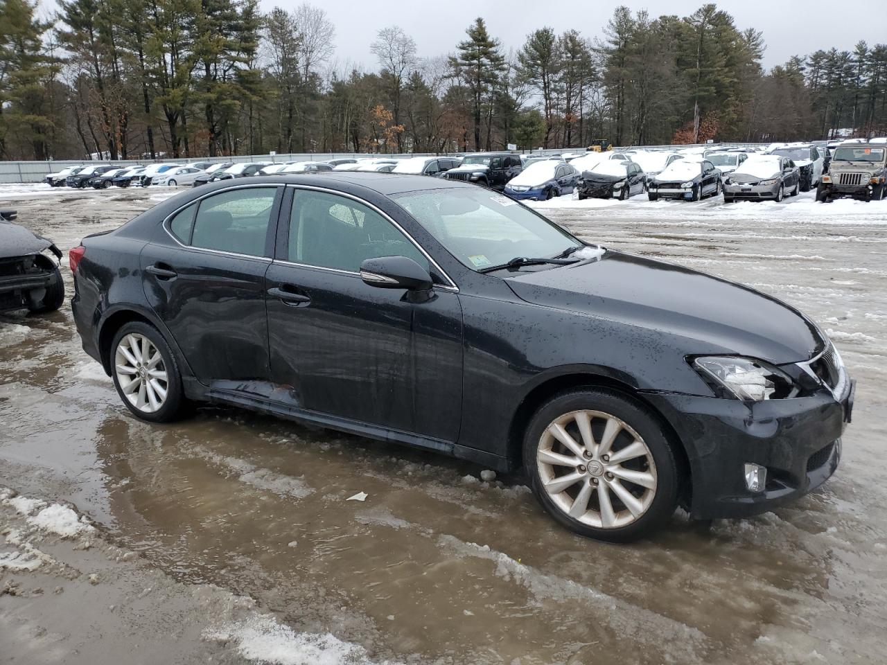 2009 Lexus IS VIN JTHCK262X95035364 Copart auction photo, vandalism / front end damage thumbnail 4