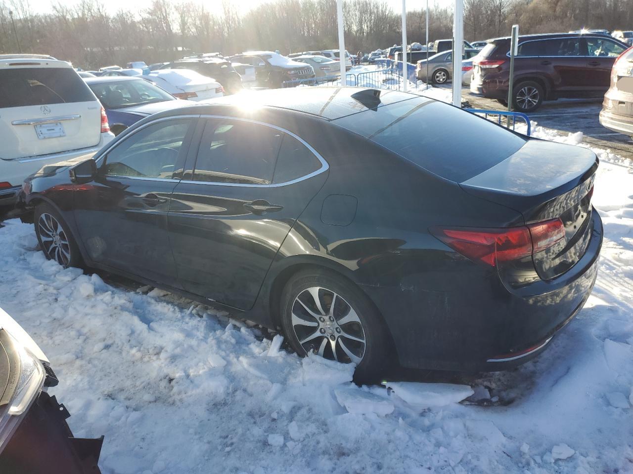 2015 Acura TLX VIN 19UUB1F33FA013736 Copart auction photo, front end / undercarriage damage thumbnail 2