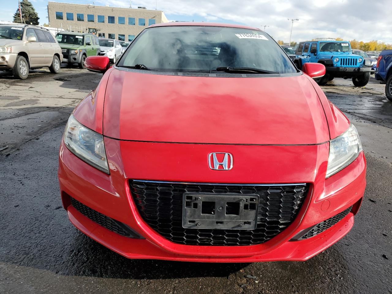 2015 Honda CR-Z VIN JHMZF1D40FS001315 Copart auction photo, side / rear end damage thumbnail 5