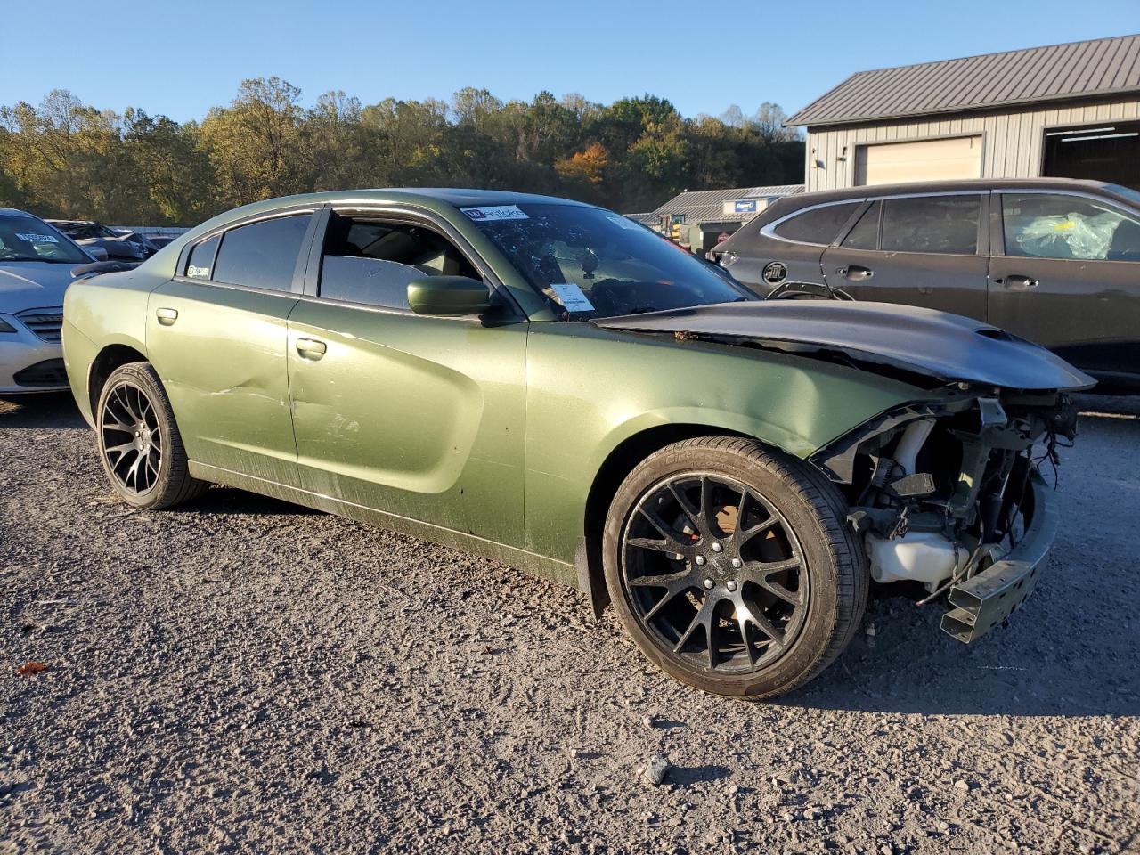 2018 Dodge Charger VIN 2C3CDXBG6JH157554 Copart auction photo, front end damage thumbnail 4