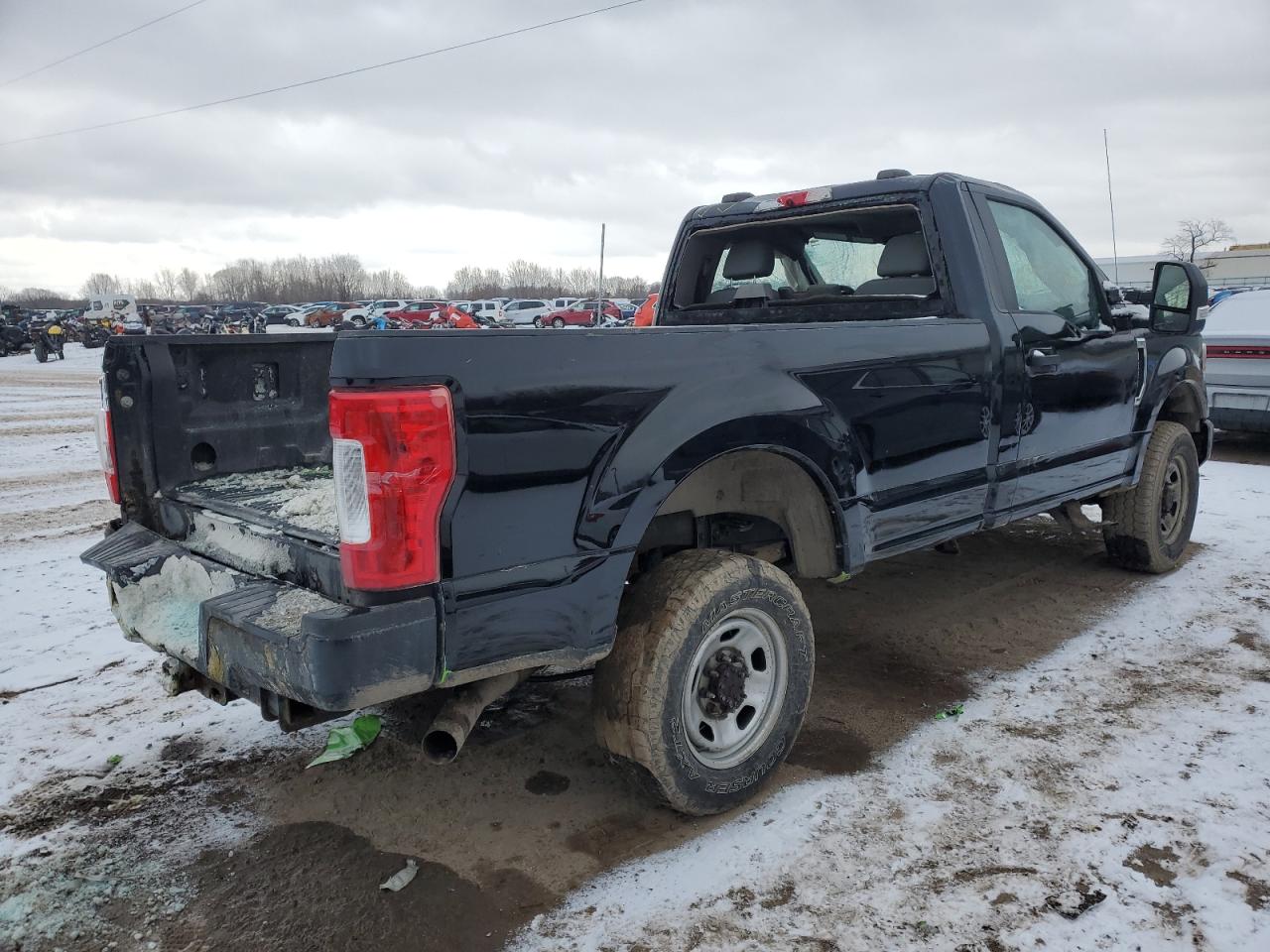 2020 Ford F350 VIN 1FTRF3B60LED31578 Copart auction photo, rollover damage thumbnail 3