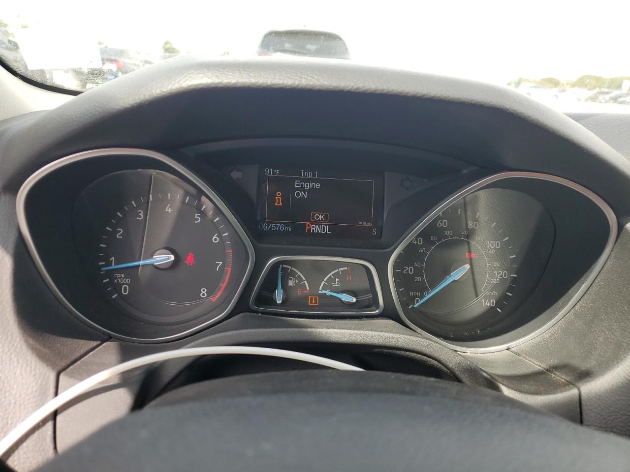 2015 Ford Focus VIN 1FADP3K27FL264052 Copart auction photo, rear end damage thumbnail 9
