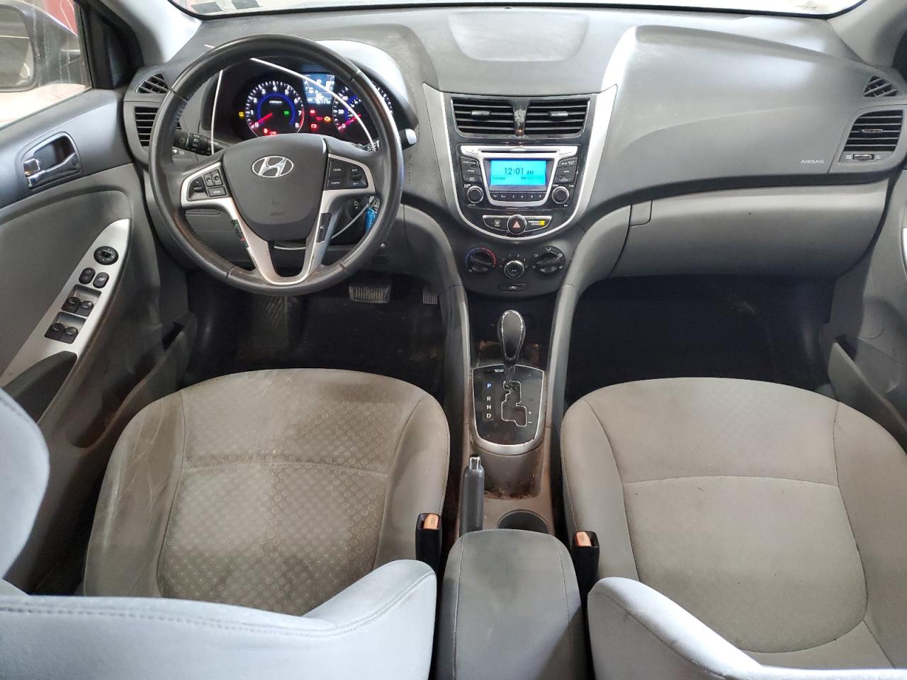 2014 Hyundai Accent VIN KMHCU5AE0EU165907 Copart auction photo, mechanical / minor dent/scratches damage thumbnail 8