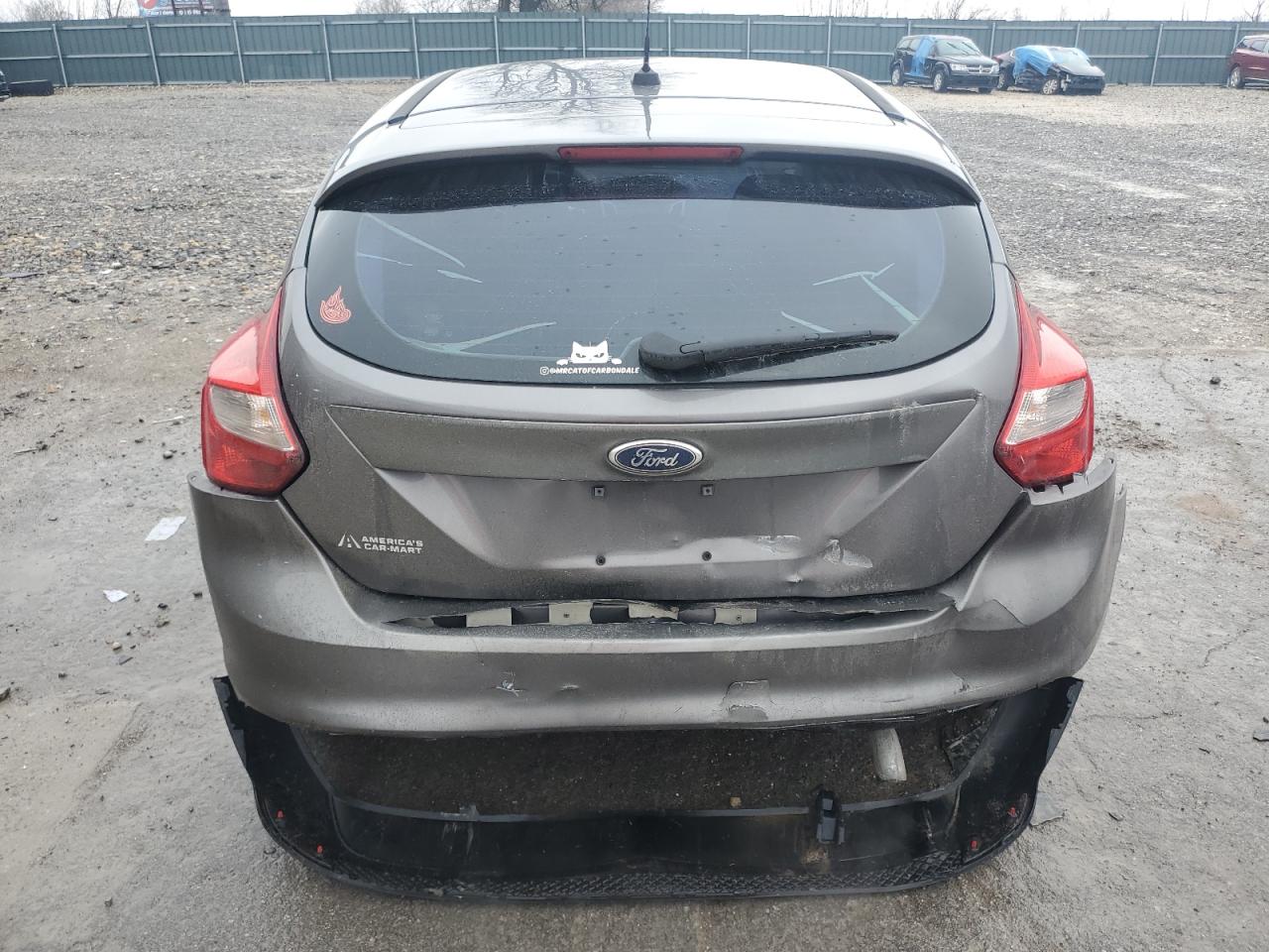 2013 Ford Focus VIN 1FADP3K26DL290493 Copart auction photo, rear end damage thumbnail 6