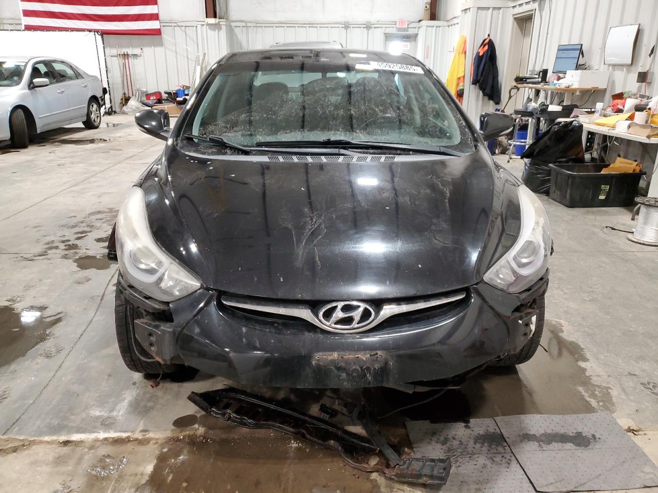 2014 Hyundai Elantra VIN 5NPDH4AE1EH542035 Copart auction photo, front end / mechanical damage thumbnail 5