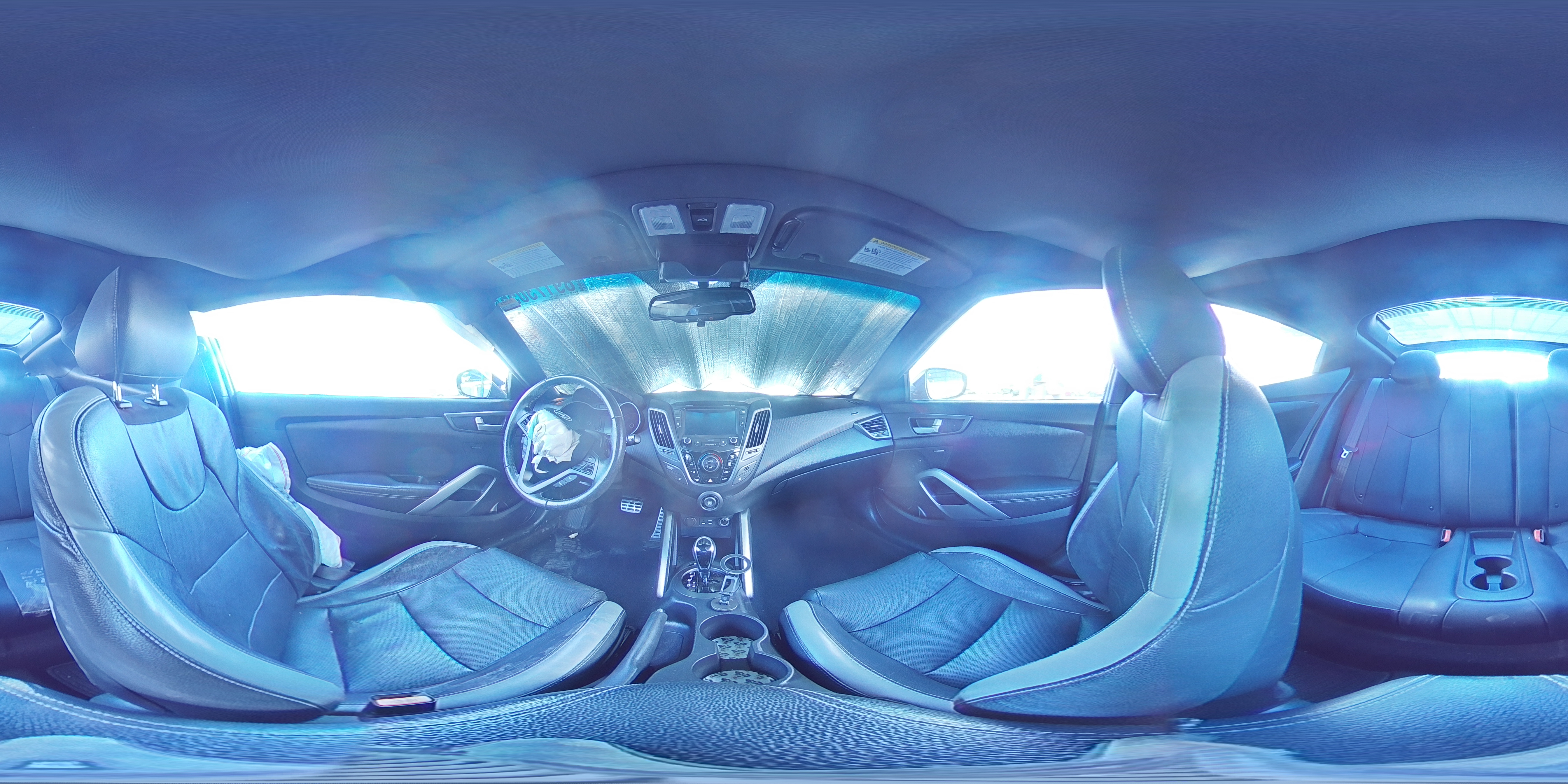 2016 Hyundai Veloster VIN KMHTC6AE9GU301320 Copart auction photo, rear end damage thumbnail 13