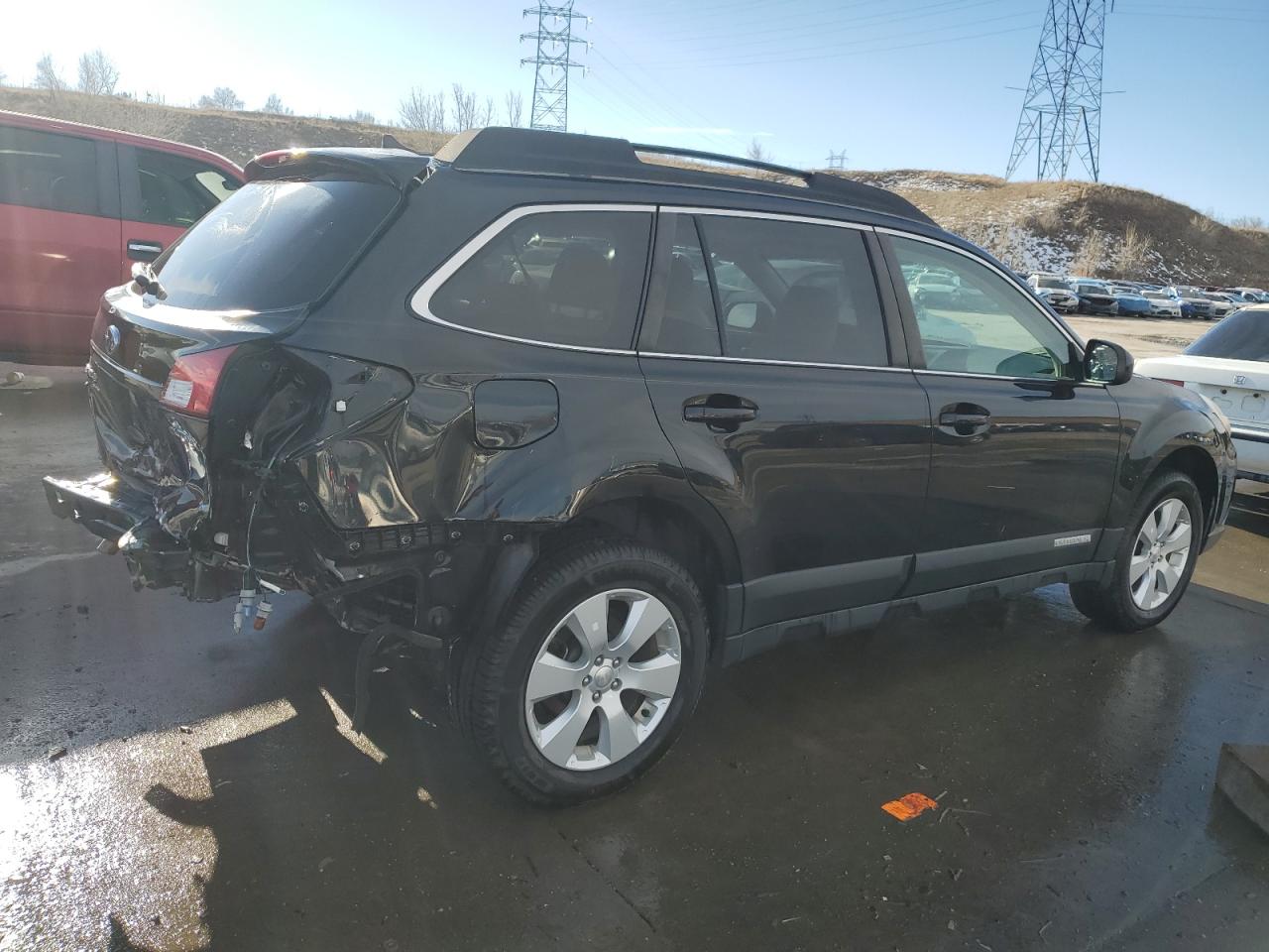 2011 Subaru Outback VIN 4S4BRCLC4B3392984 Copart auction photo, rear end damage thumbnail 3
