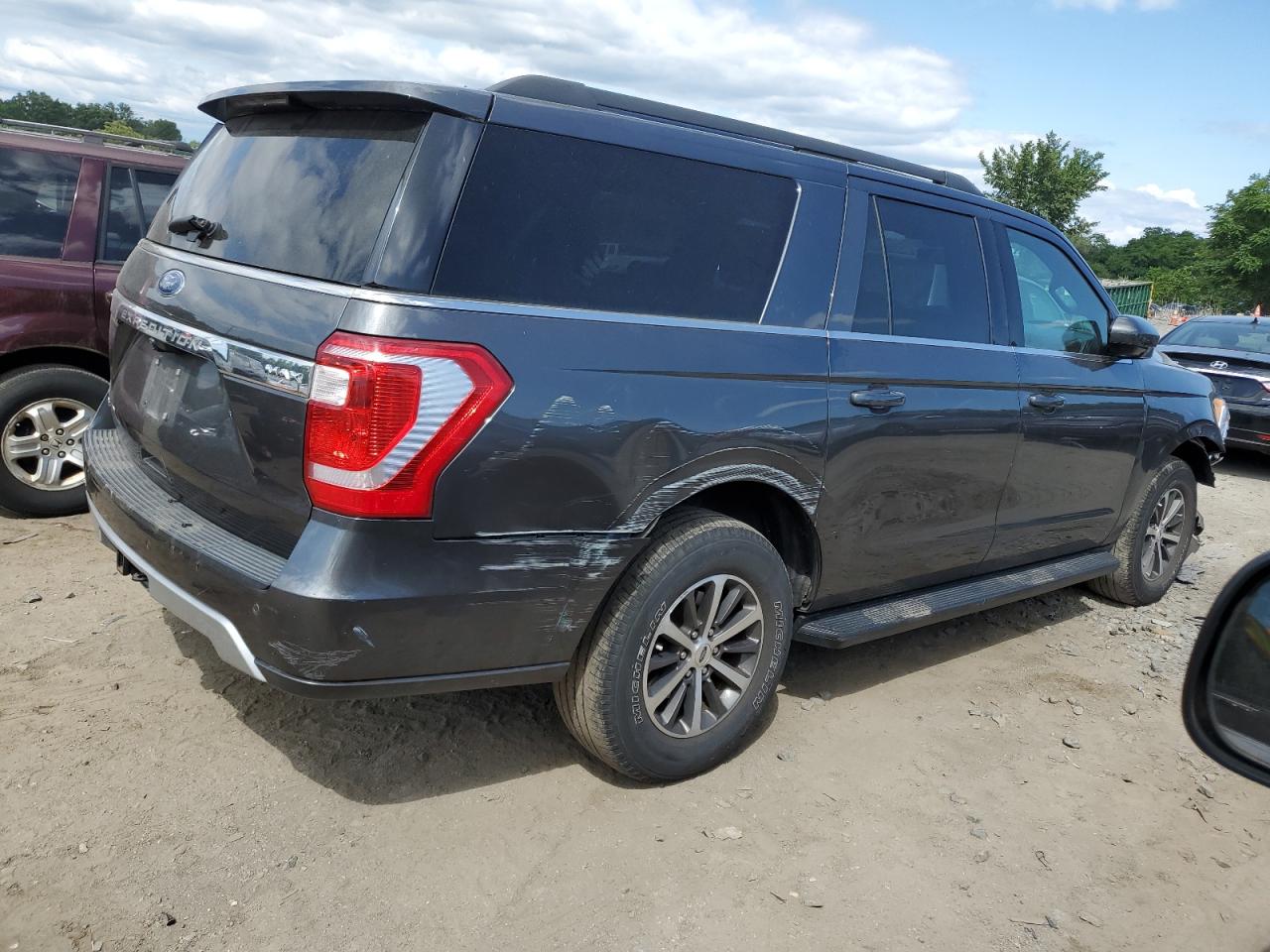 2019 Ford Expedition VIN 1FMJK1JT5KEA19108 Copart auction photo, all over damage thumbnail 3