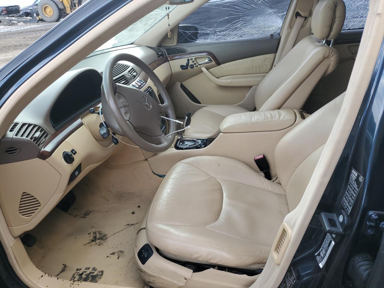 2000 Mercedes-Benz S-klasse VIN WDBNG75J9YA061265 Copart auction photo, side / all over damage thumbnail 7