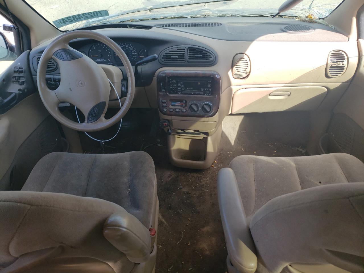 2000 Chrysler Town & Country VIN 1C4GP44G4YB535437 Copart auction photo, front end / rear end damage thumbnail 8