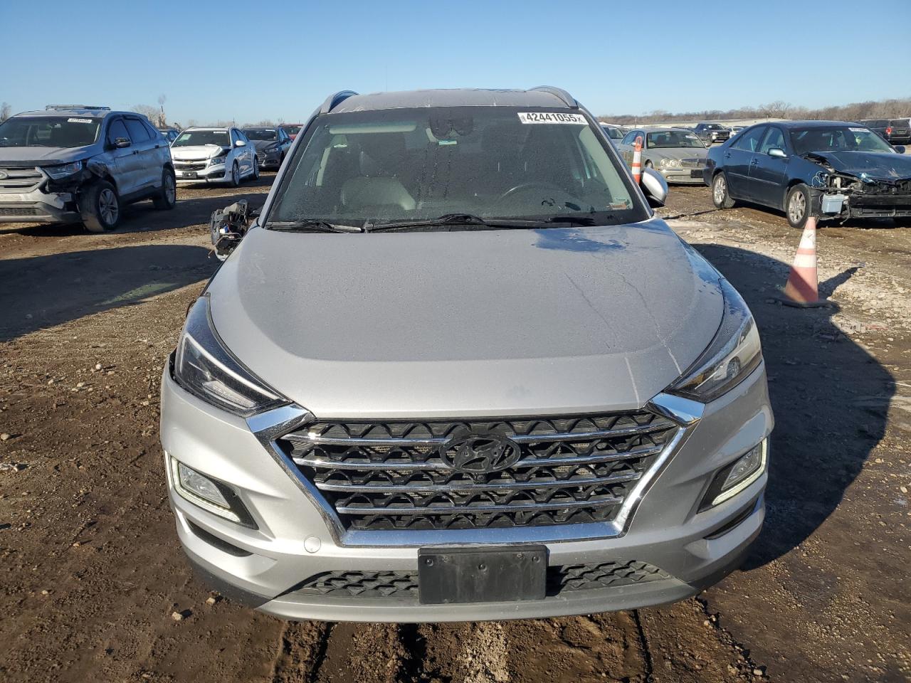 2020 Hyundai Tucson VIN KM8J3CAL7LU271717 Copart auction photo, side / undercarriage damage thumbnail 5