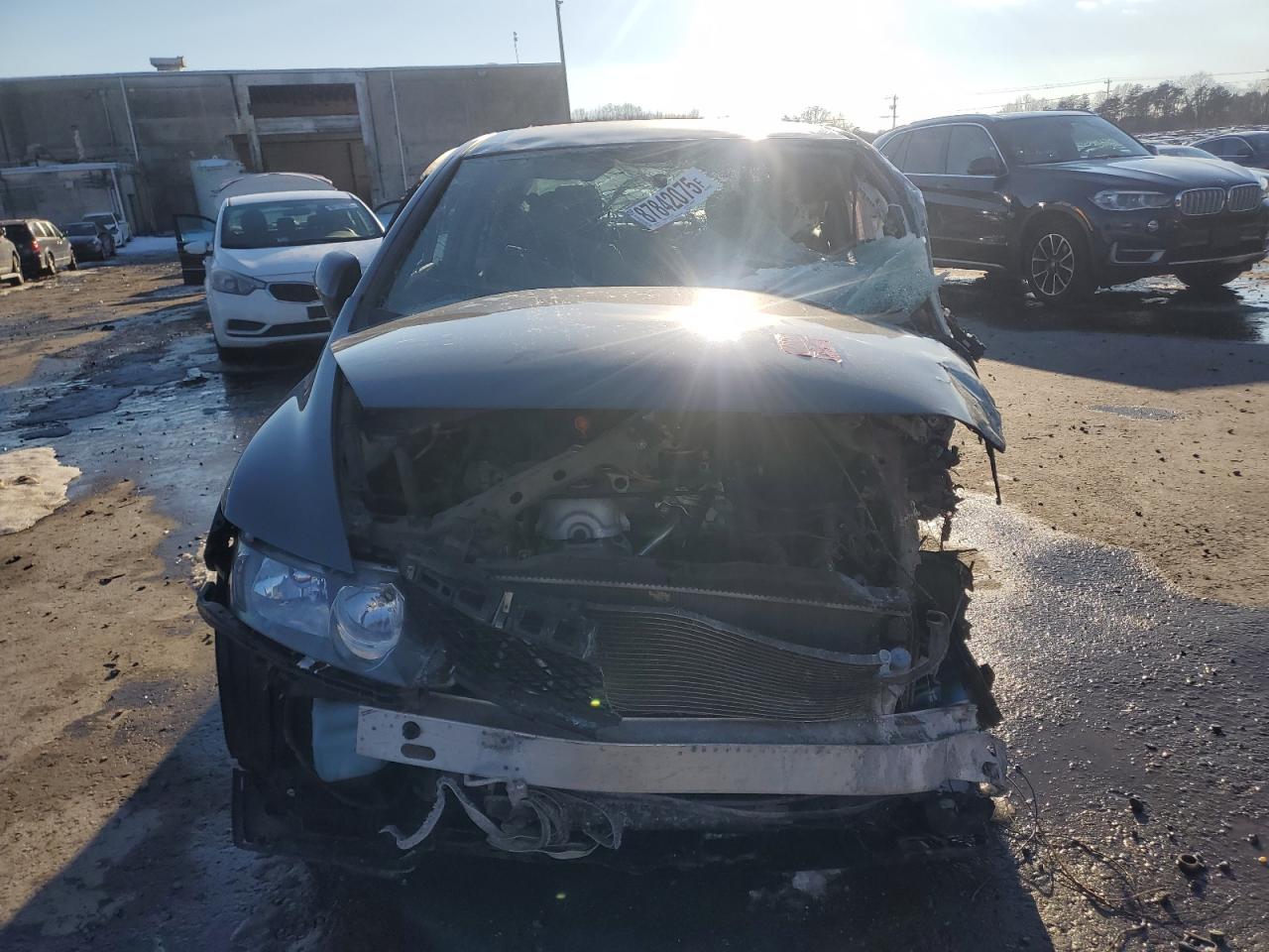 2010 Honda Civic VIN 2HGFA1F57AH544011 Copart auction photo, all over damage thumbnail 5